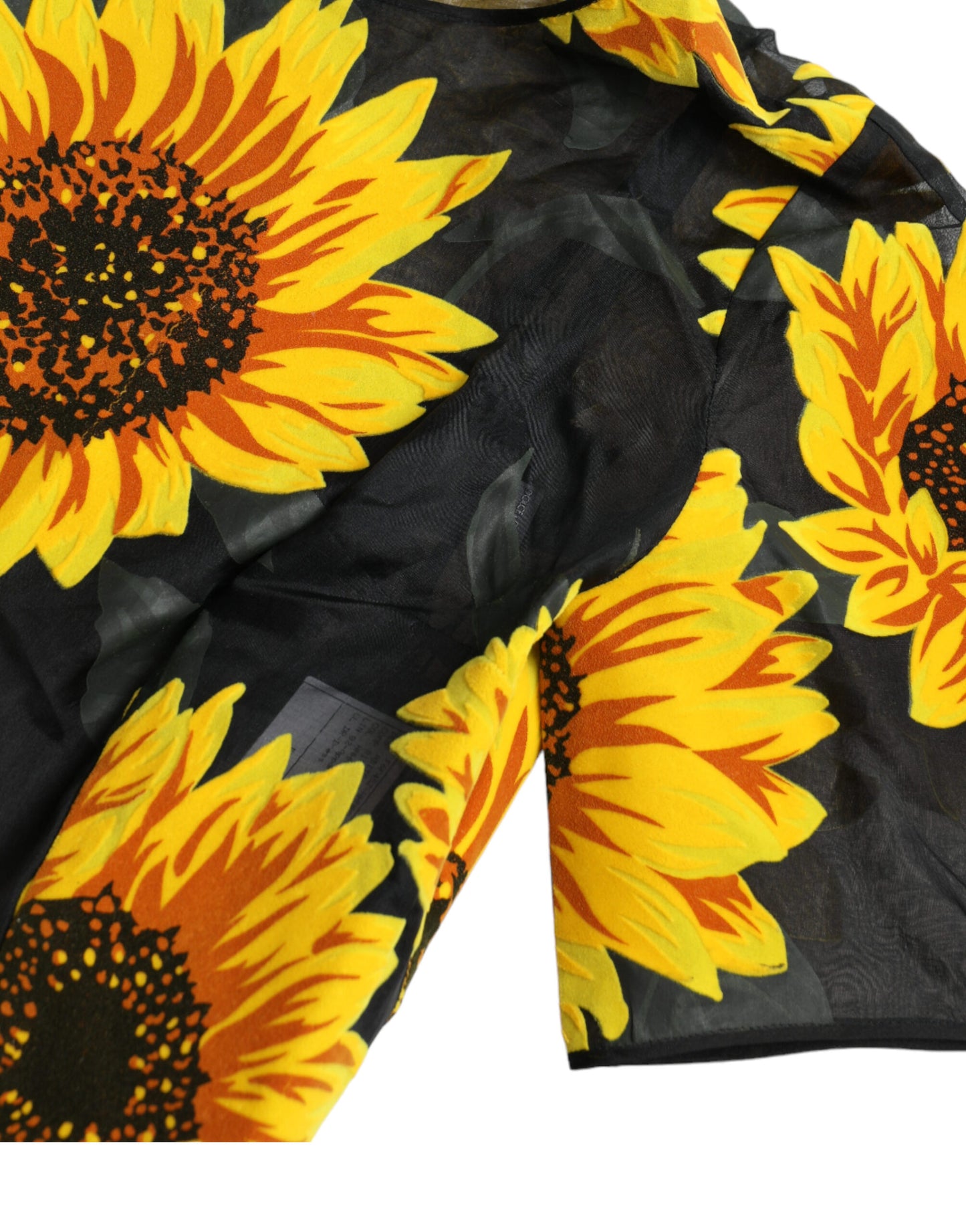 Dolce & Gabbana Summery Sunflower A-Line Midi Dress IT42 / M