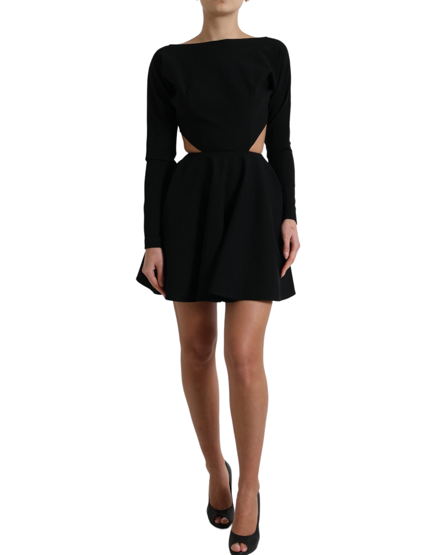 Dolce & Gabbana Elegant Cut Out A-Line Mini Dress IT40 / S