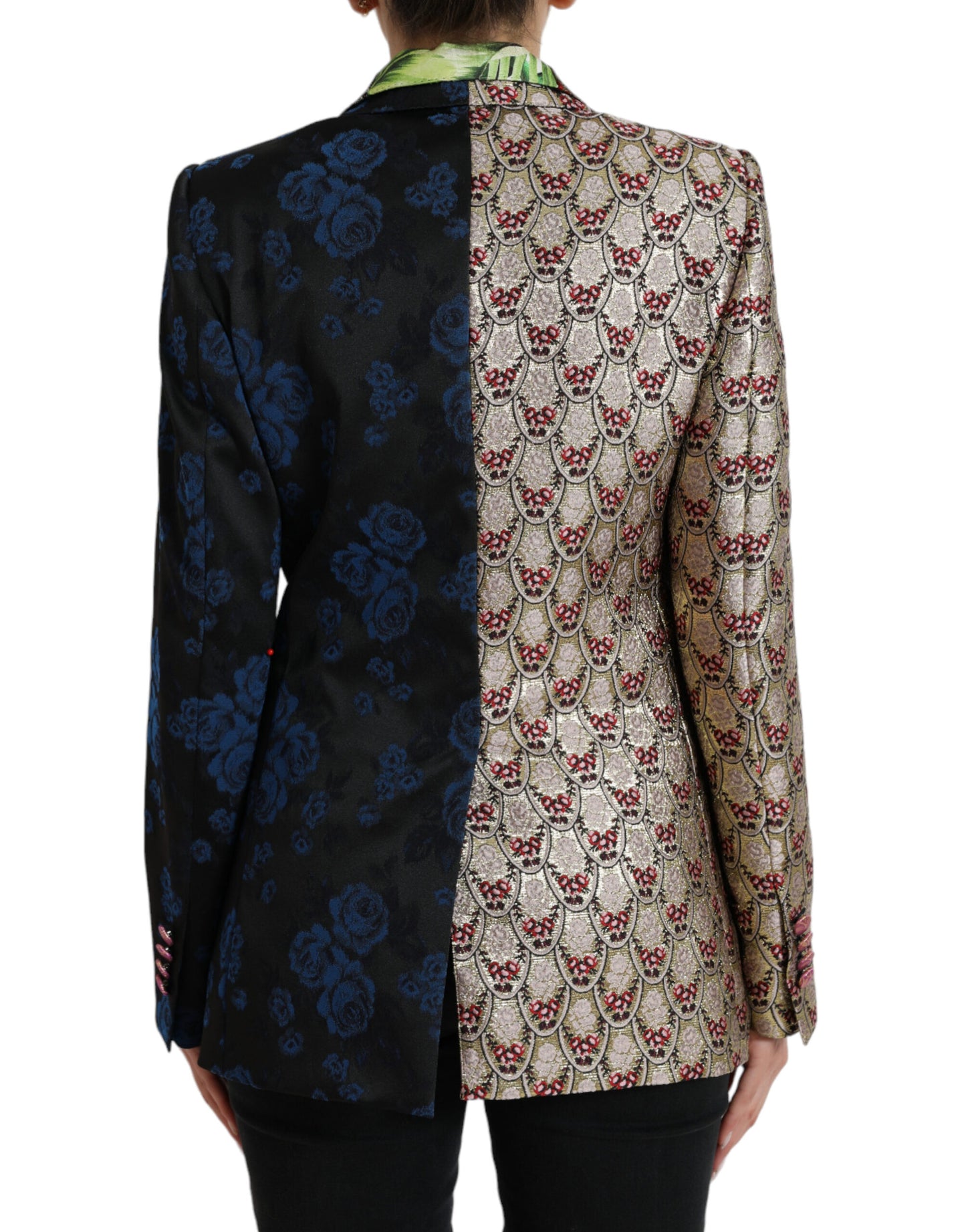 Dolce & Gabbana Elegant Multicolor Patchwork Blazer IT40 / S