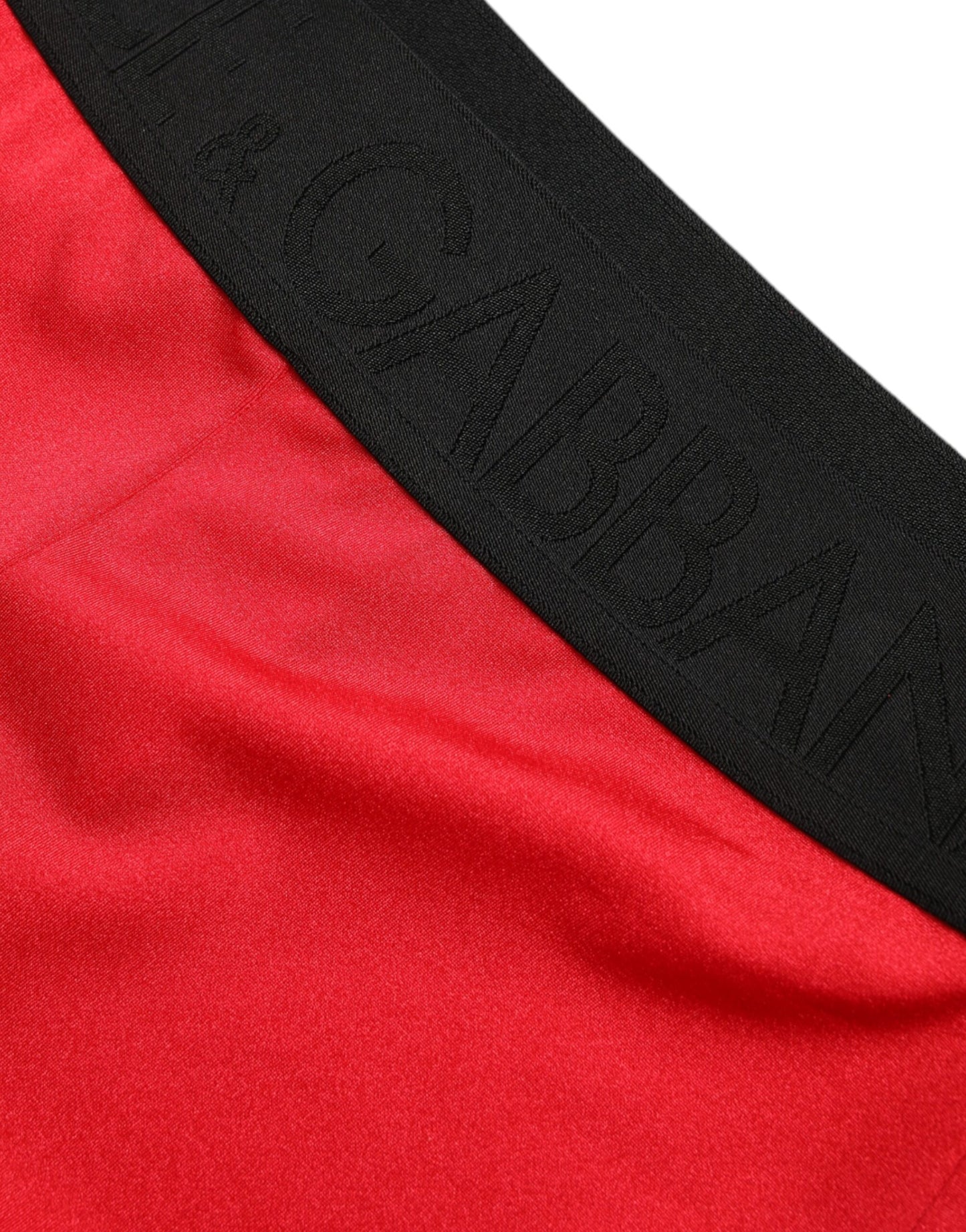 Dolce & Gabbana Elegant High Waist Red Leggings IT40 | S