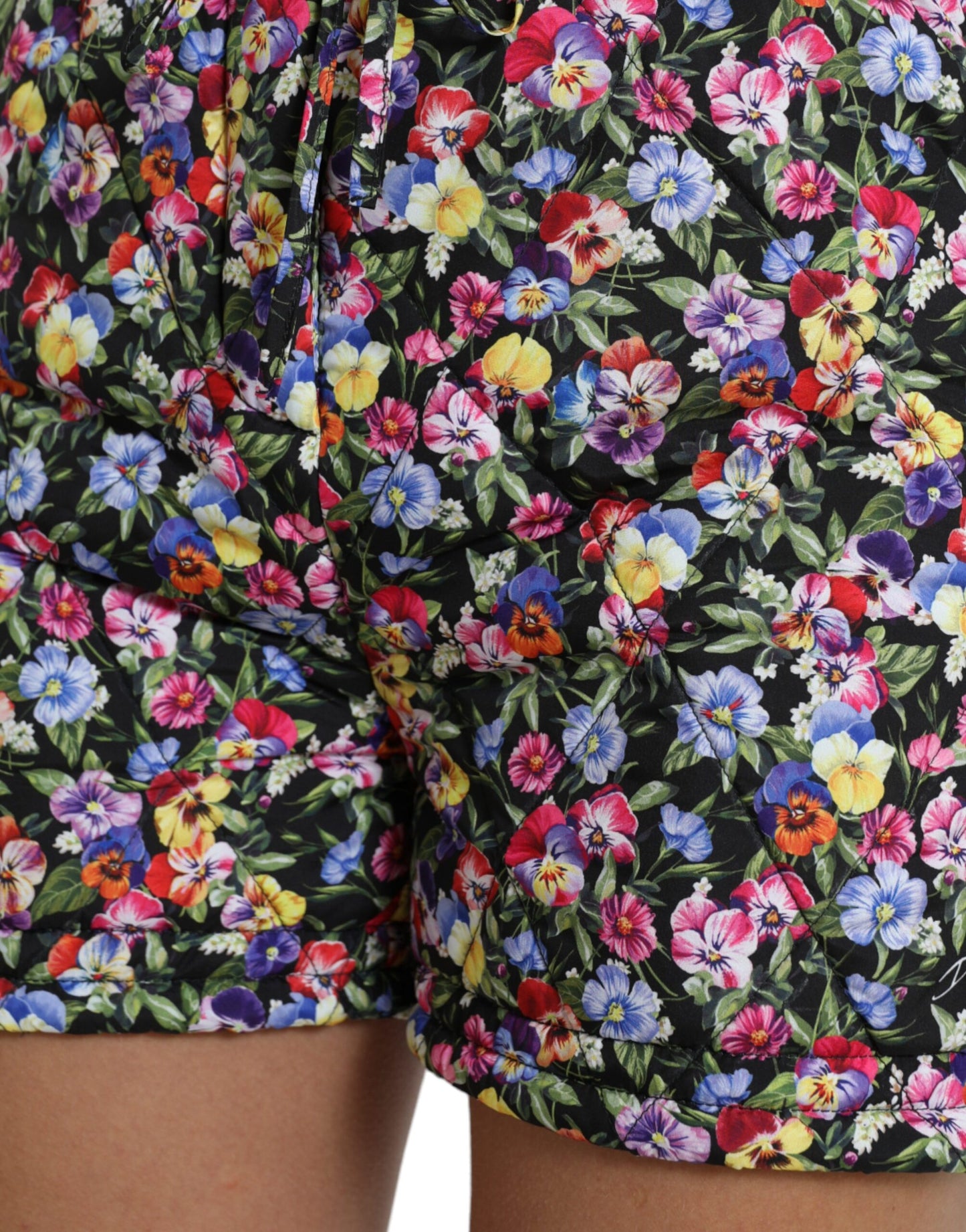 Dolce & Gabbana Vibrant High Waist Floral Shorts IT40 | S