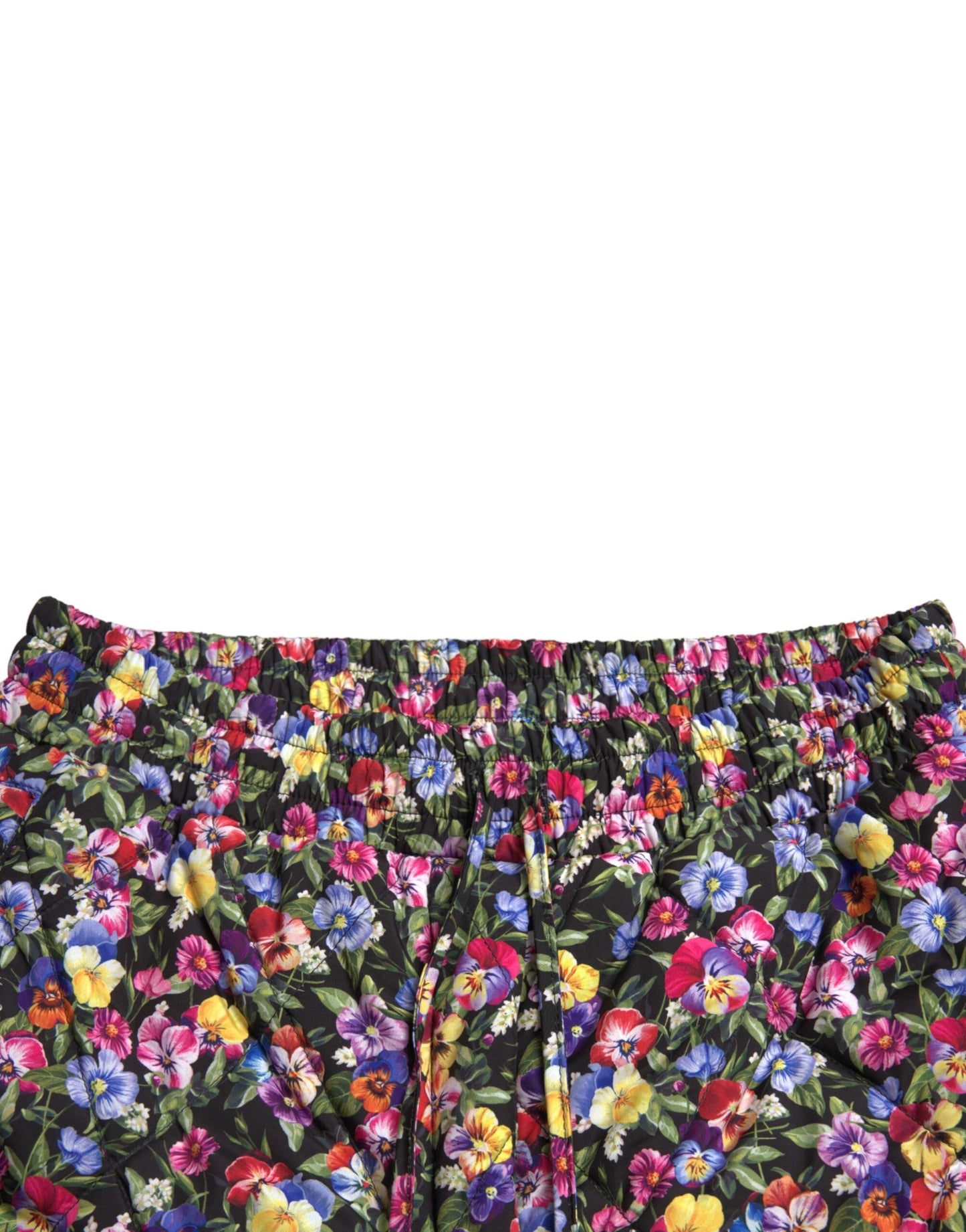 Dolce & Gabbana Vibrant High Waist Floral Shorts IT40 | S