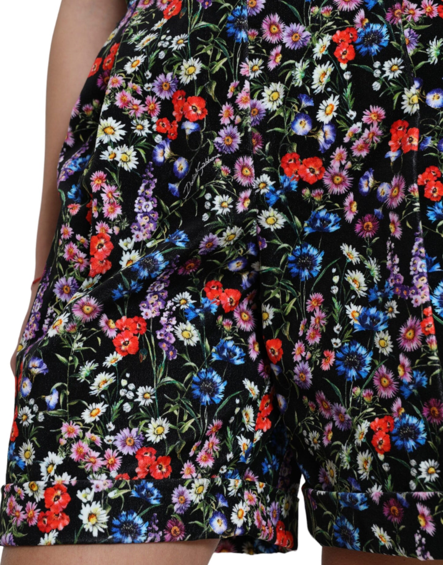 Dolce & Gabbana Chic Floral High Waist Hot Pants Shorts IT40 / S