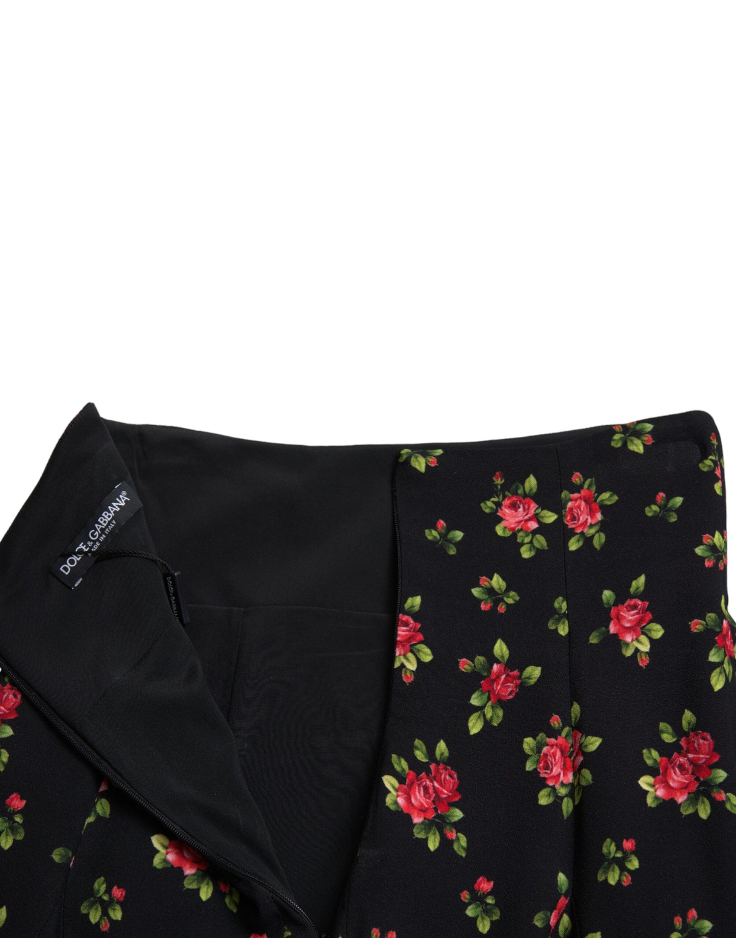 Dolce & Gabbana Floral A-Line Mini Skirt with High Waist IT40 | S