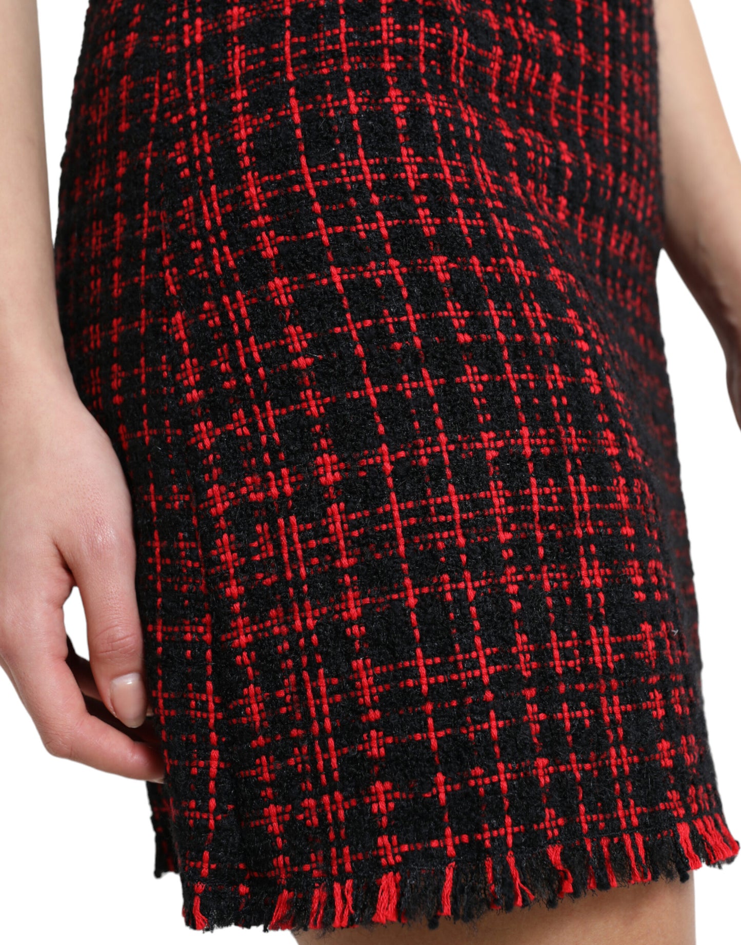 Dolce & Gabbana Tantalizing Tartan High-Waist Mini Skirt IT40 | S