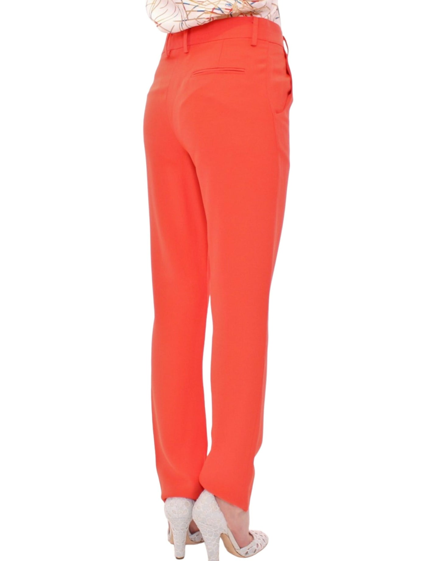 CO|TE Chic Orange Boyfriend Pants - Italian Crafted IT40 | S