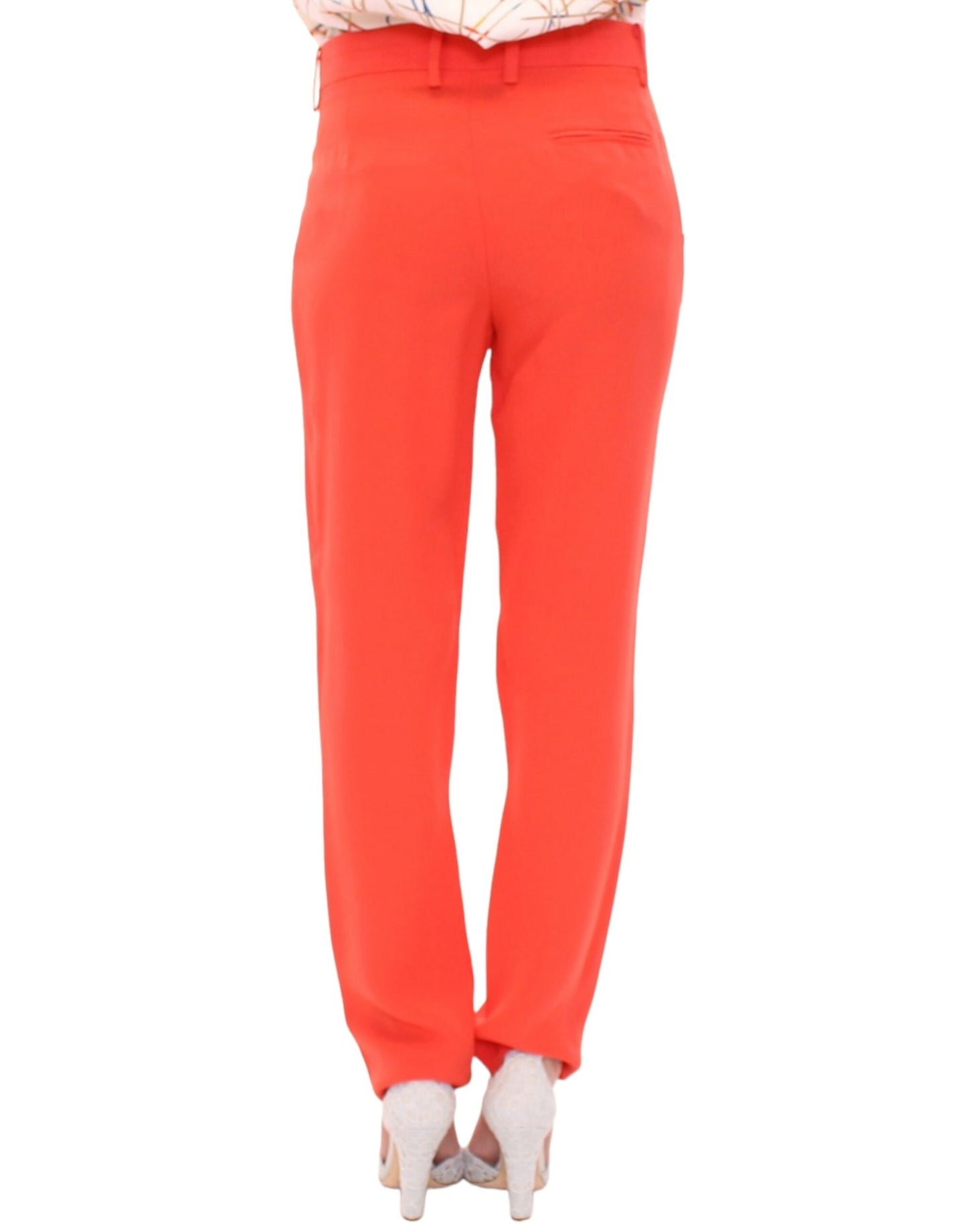 CO|TE Chic Orange Boyfriend Pants - Italian Crafted IT40 | S