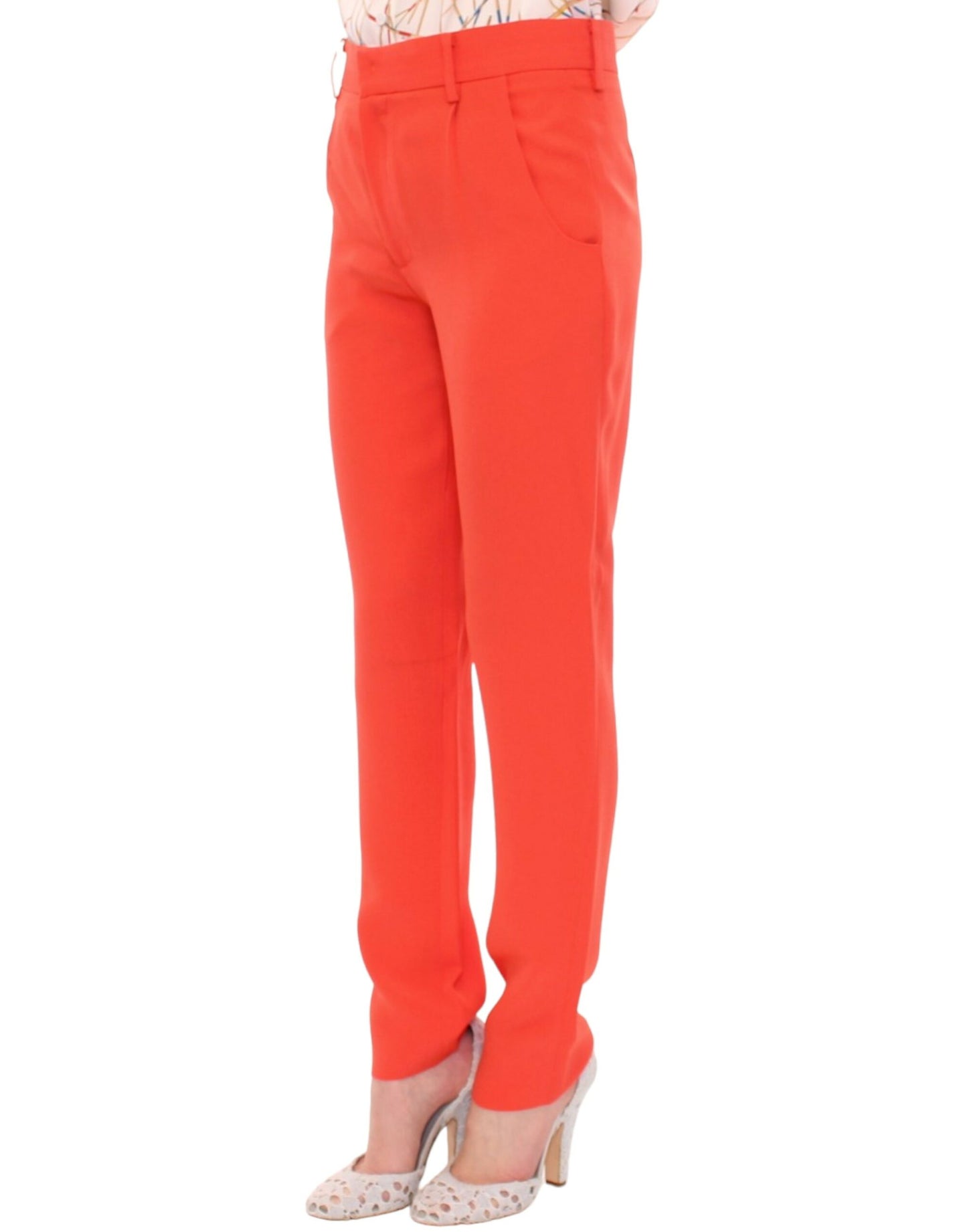 CO|TE Chic Orange Boyfriend Pants - Italian Crafted IT40 | S