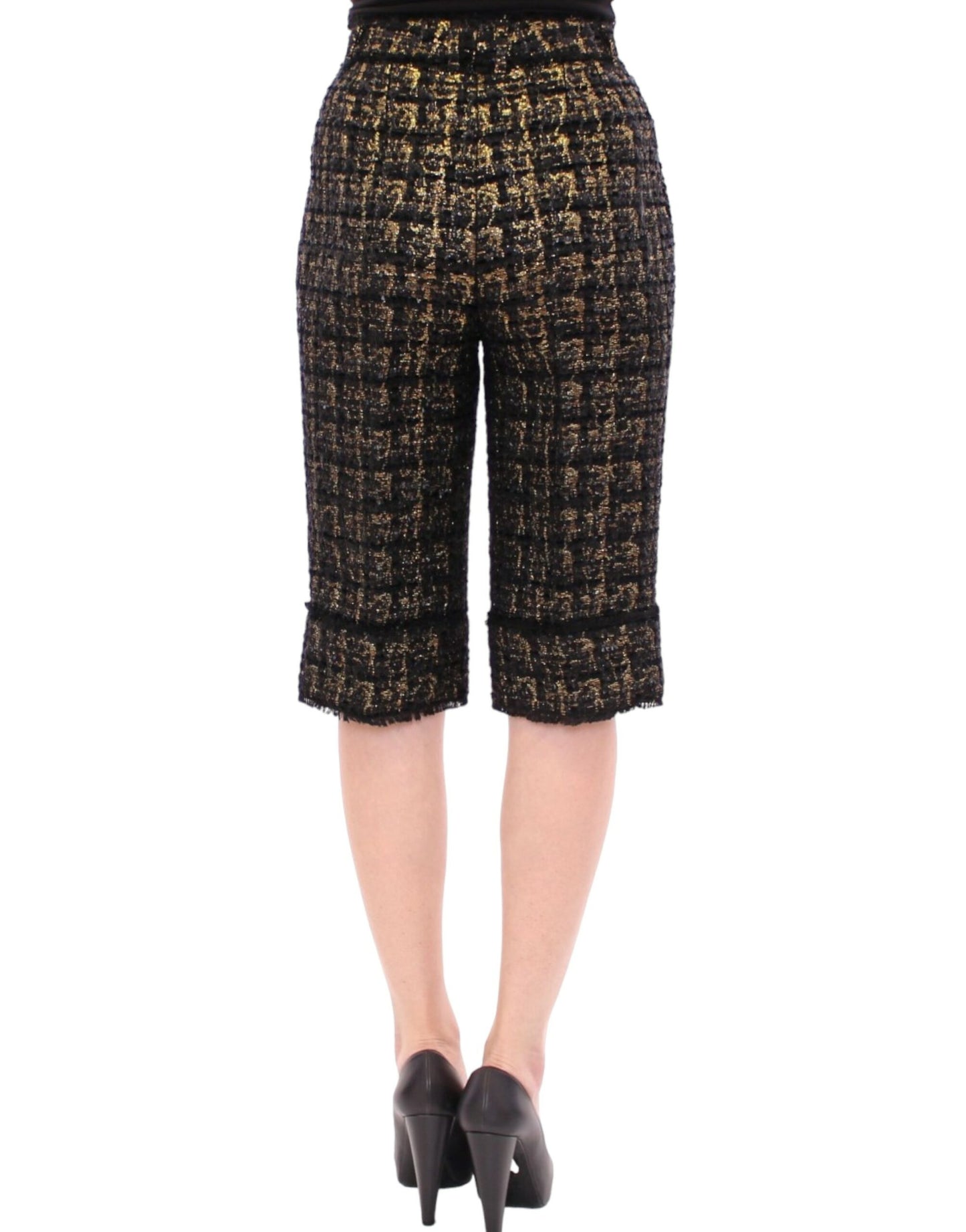 Dolce & Gabbana Elegant Designer Woven Shorts IT40 | S