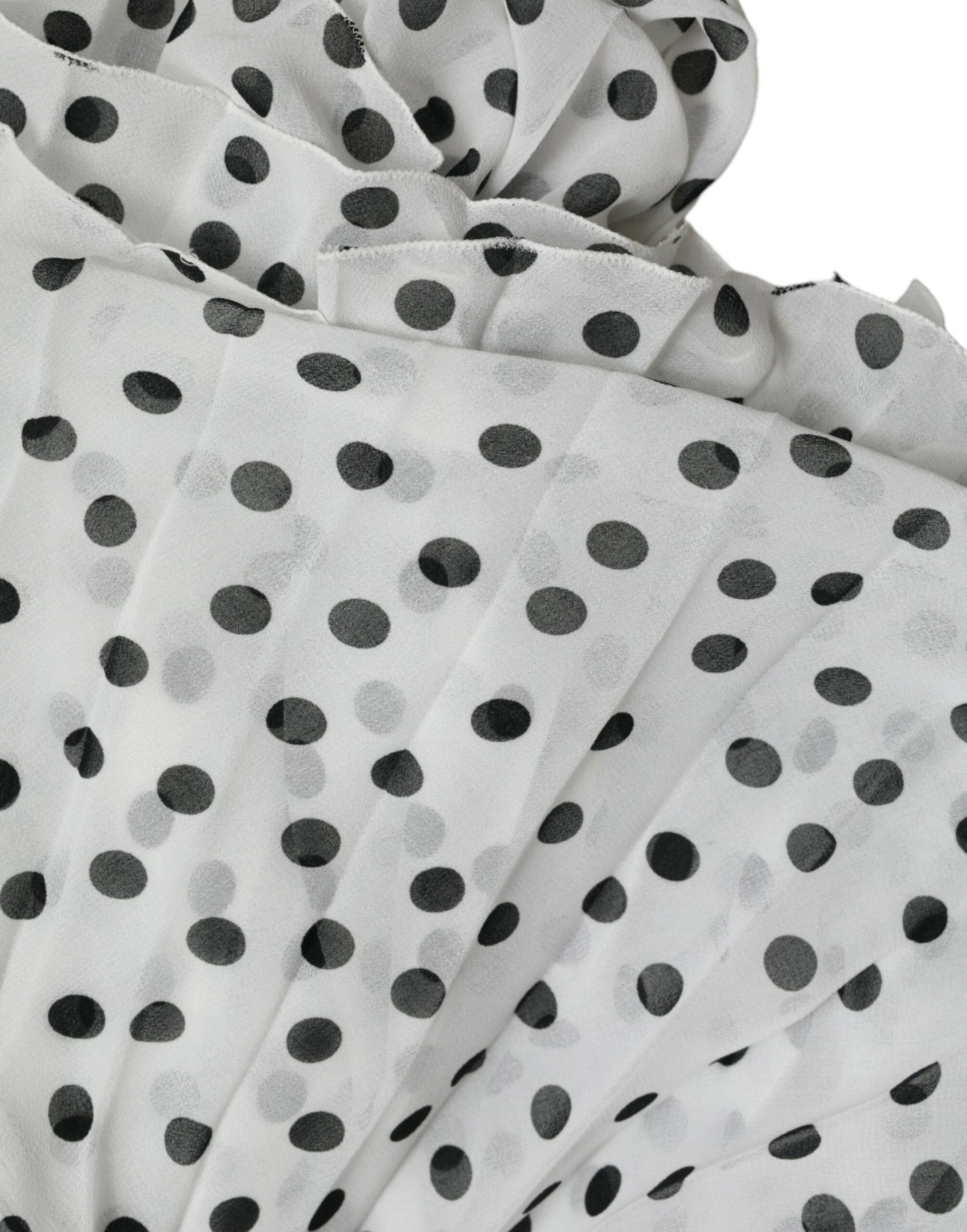 Dolce & Gabbana Elegant Polka Dots Maxi Dress IT40 | S