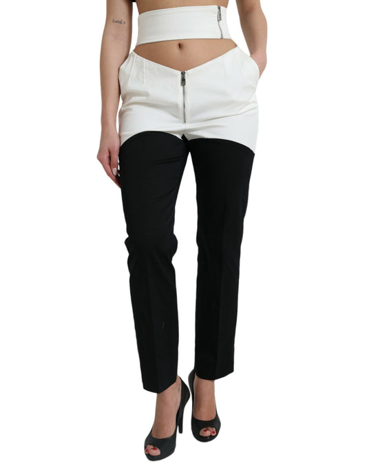 Dolce & Gabbana High Waist Tapered Chic Pants IT40 | S