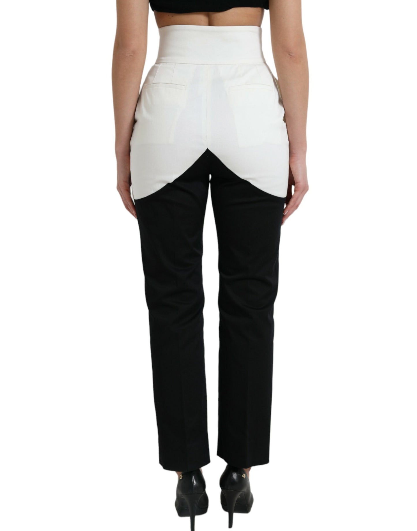 Dolce & Gabbana High Waist Tapered Chic Pants IT40 | S