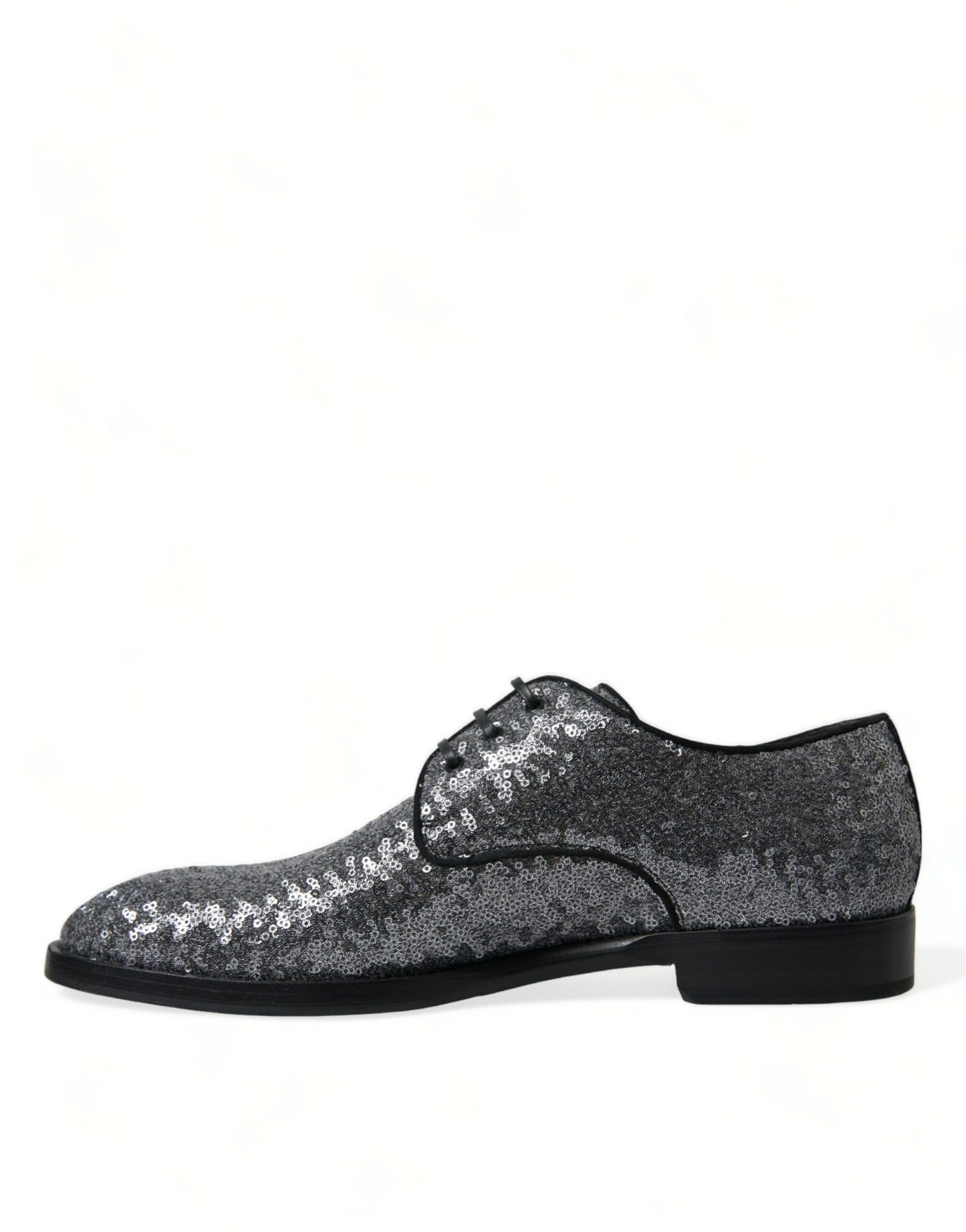 Dolce & Gabbana Exquisite Sequined Derby Dress Shoes EU39 / US6