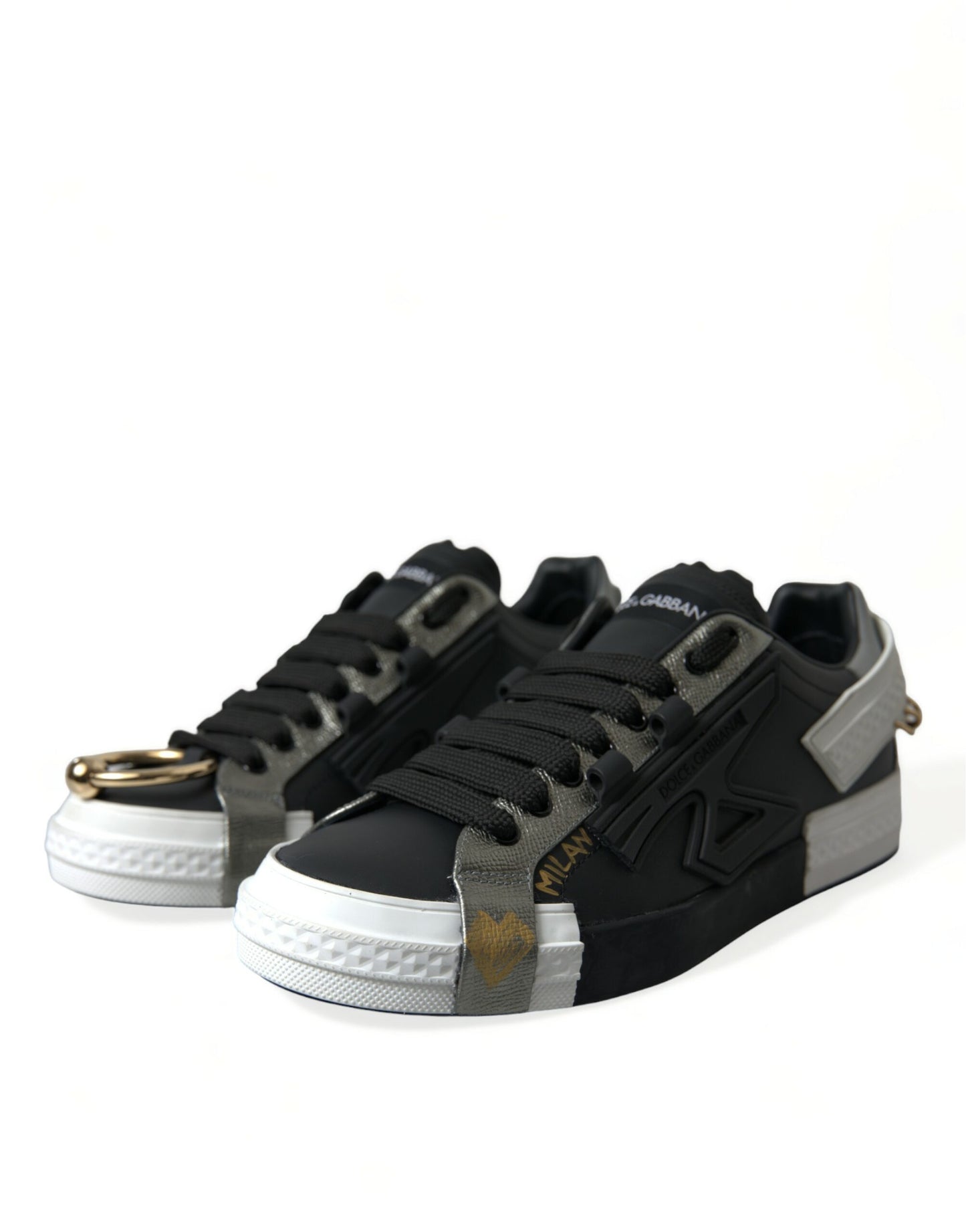 Dolce & Gabbana Elegant Calfskin Low Top Sneakers EU44 / US11