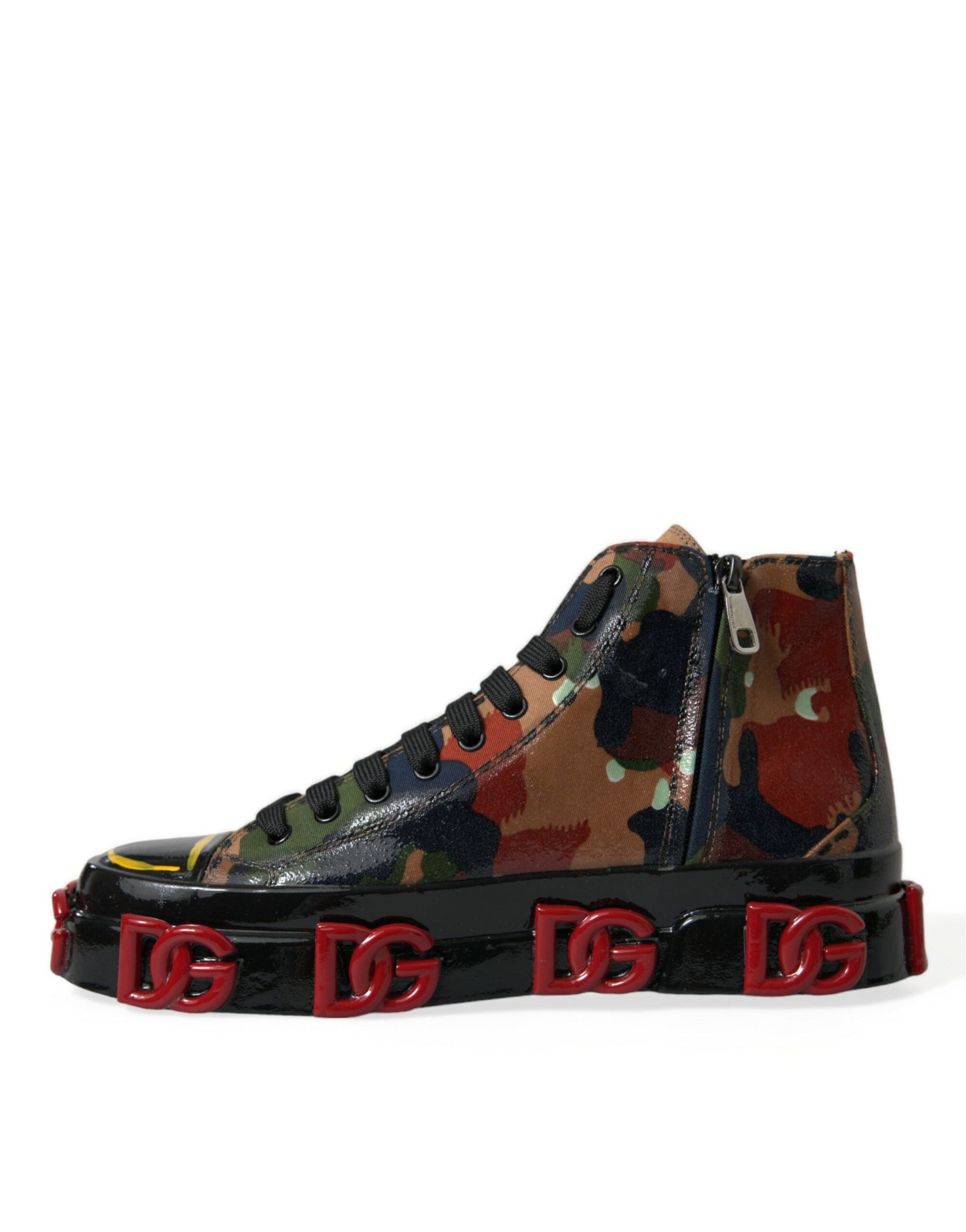 Dolce & Gabbana Chic Multicolor High-Top Sneakers EU40 / US7