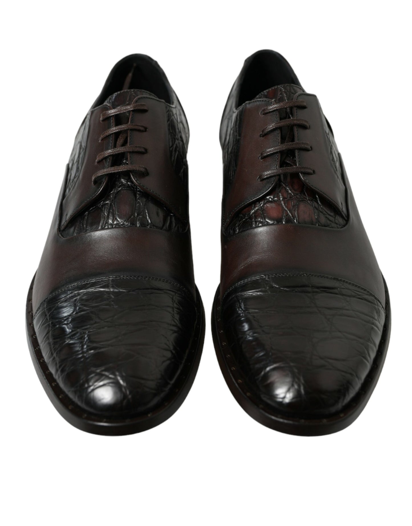 Dolce & Gabbana Elegant Brown Formal Derby Dress Shoes