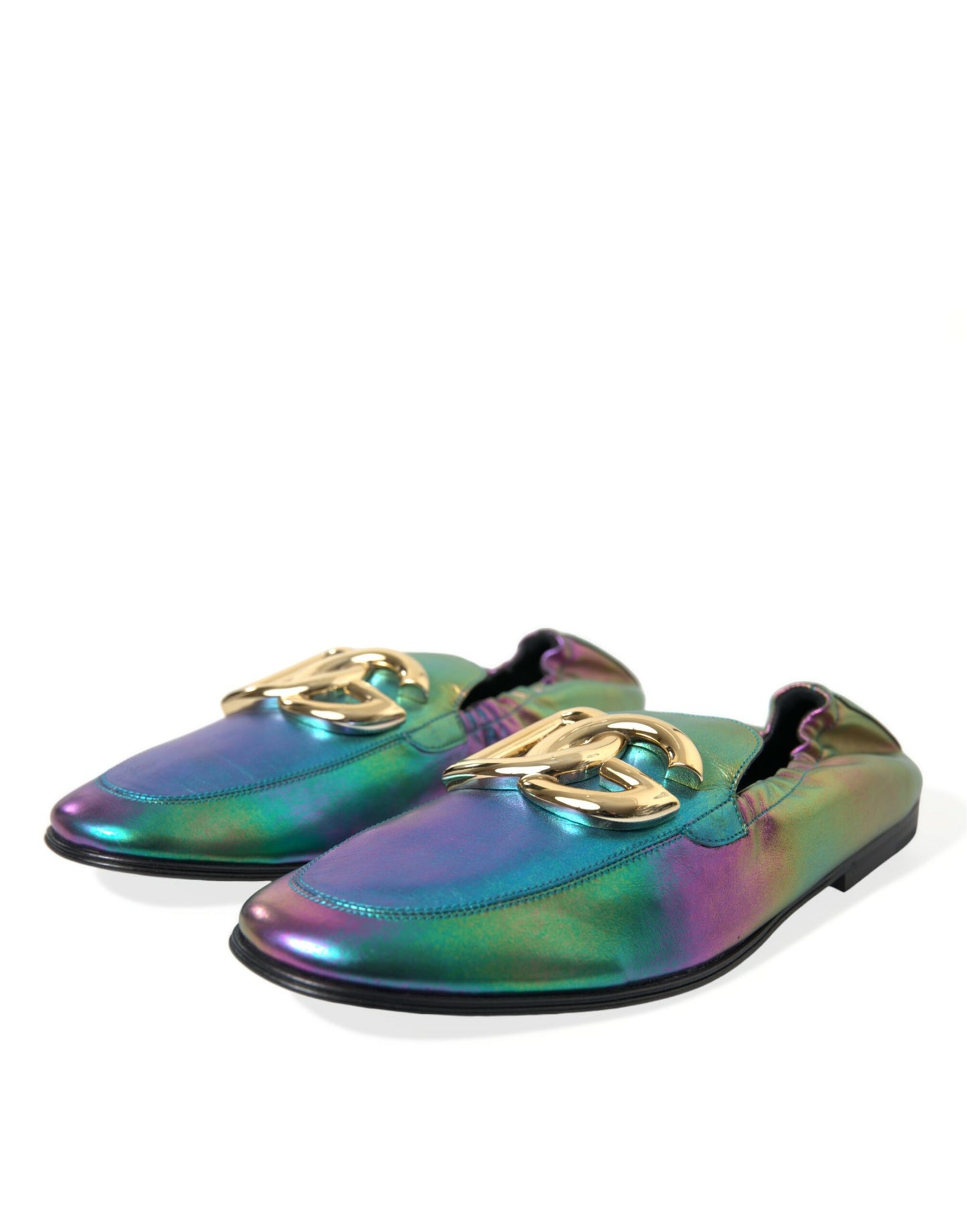 Dolce & Gabbana Elegant Iridescent Loafers for Gents EU43 / US10