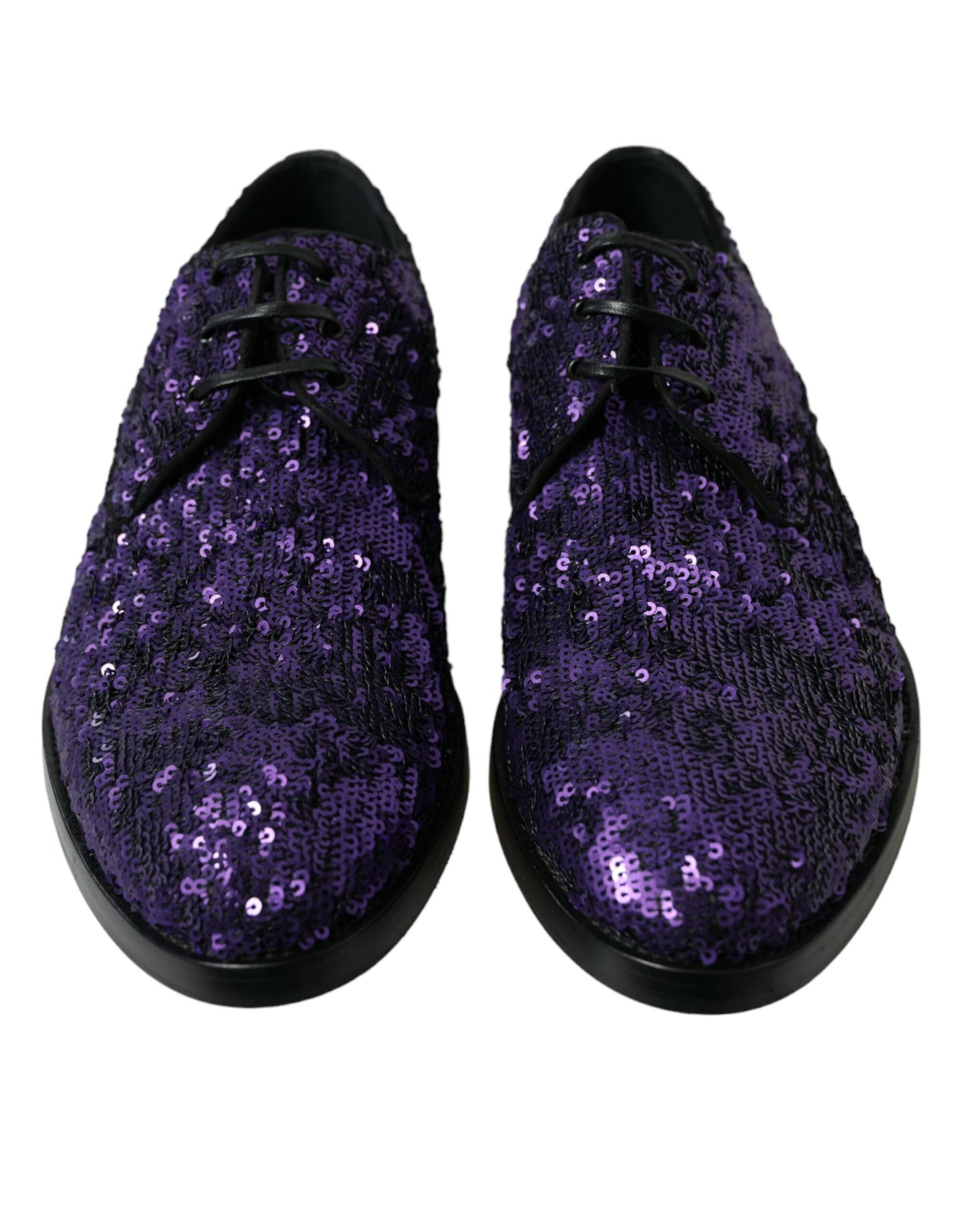 Dolce & Gabbana Elegant Sequined Oxford Dress Shoes EU43 / US10