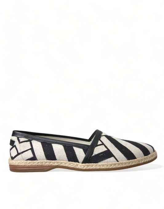 Dolce & Gabbana Chic Striped Canvas Espadrilles EU42 / US9