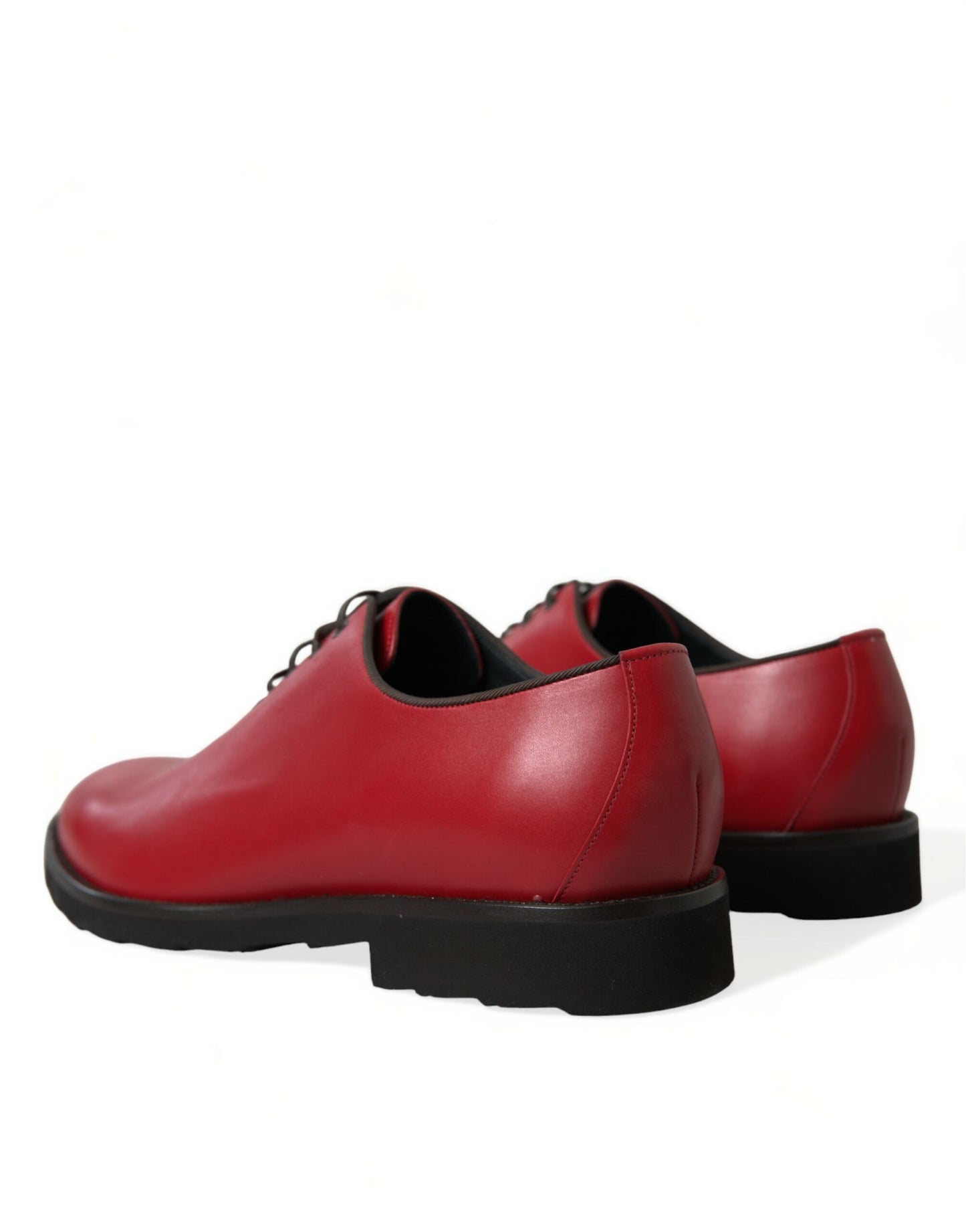 Dolce & Gabbana Elegant Red Leather Oxford Dress Shoes EU44.5 / US11.5