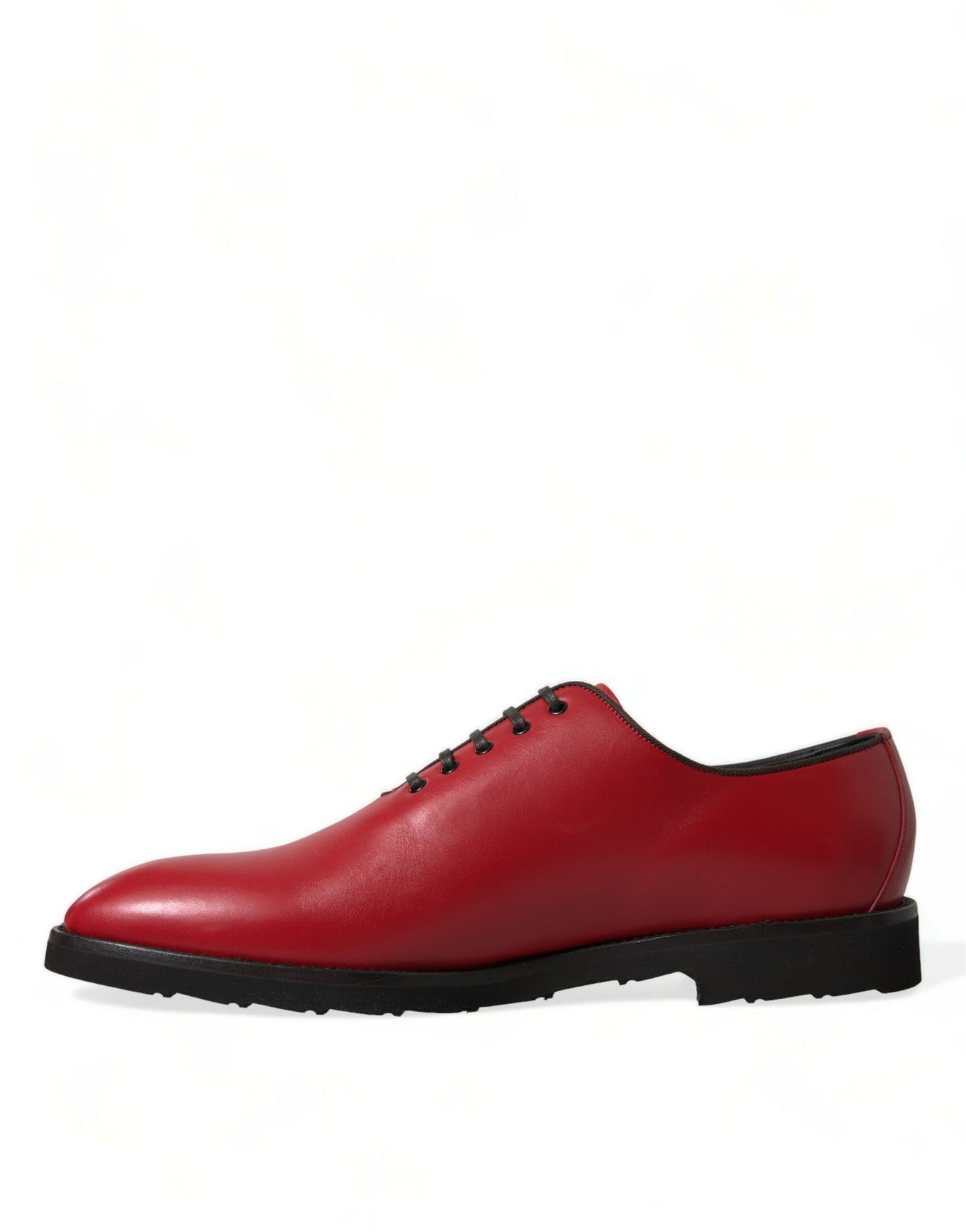 Dolce & Gabbana Elegant Red Leather Oxford Dress Shoes EU44.5 / US11.5