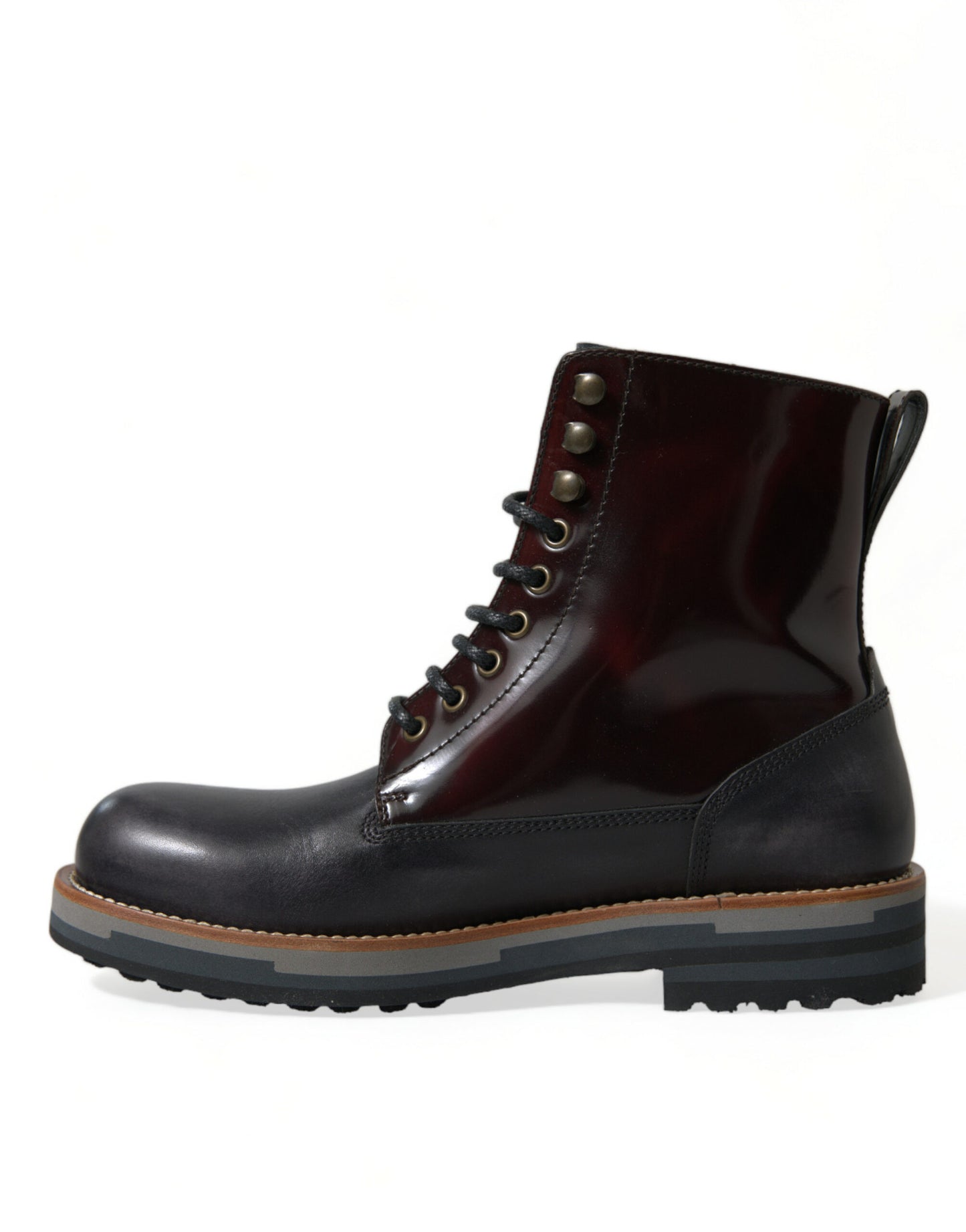 Dolce & Gabbana Elegant Bi-Color Leather  Boots EU41.5 / US8.5