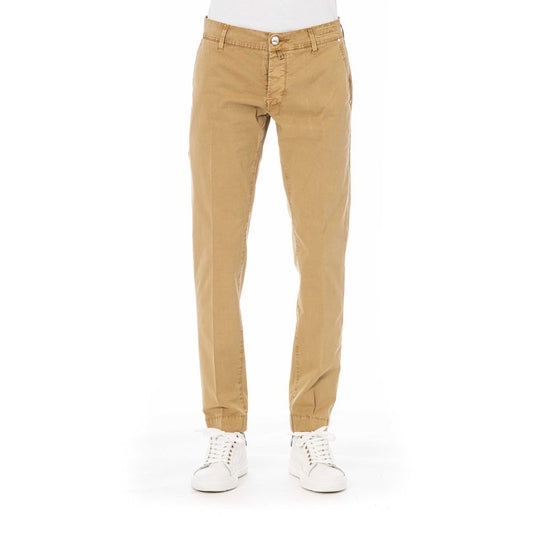 Jacob Cohen Beige Cotton Men Pants IT44 | XS