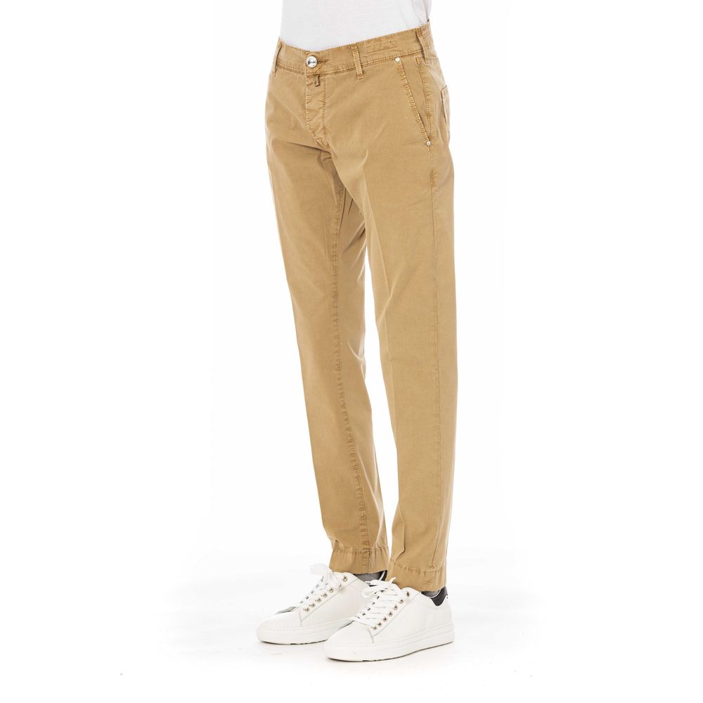 Jacob Cohen Beige Cotton Men Pants IT44 | XS