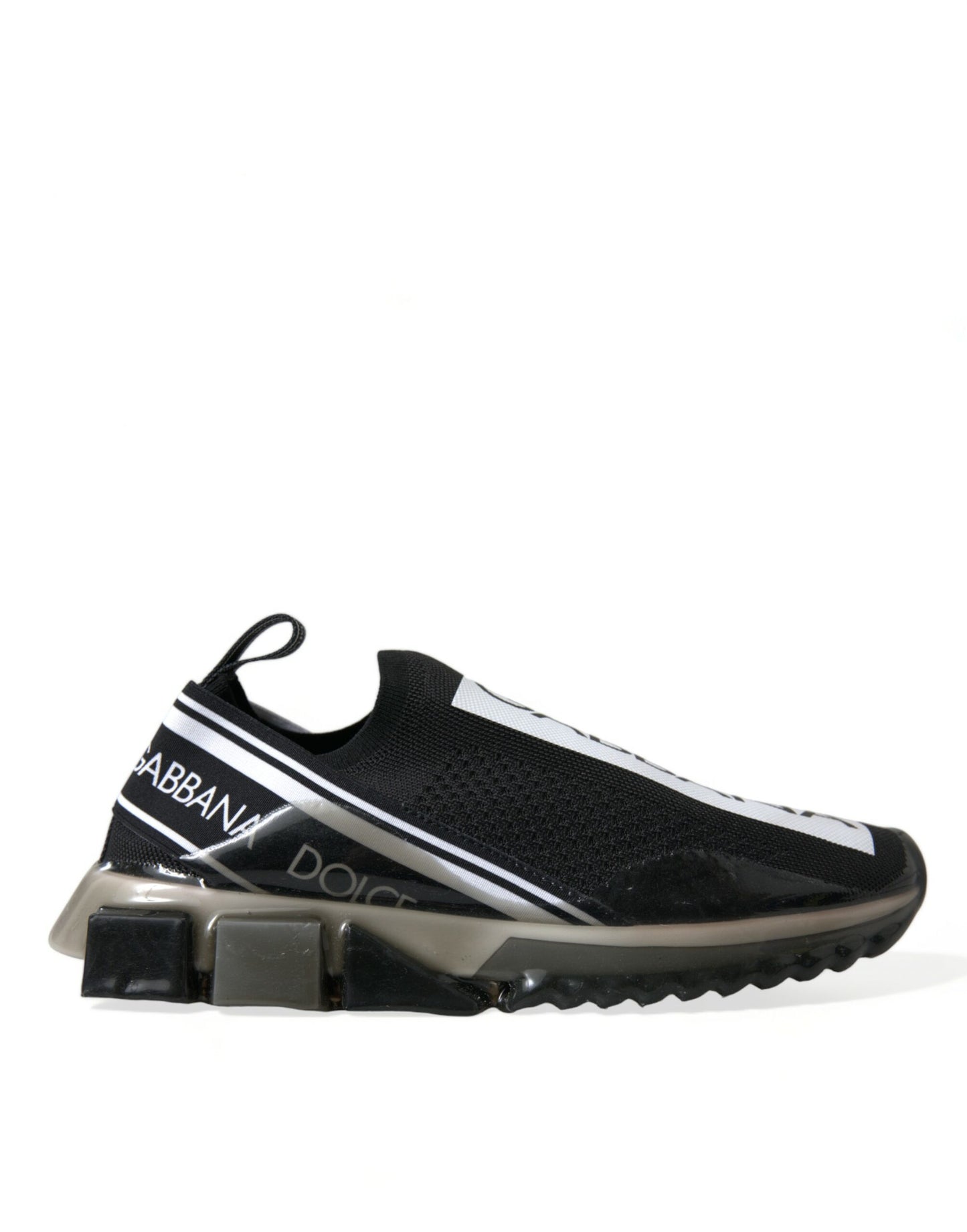 Dolce & Gabbana Elegant Black & White Sorrento Sneakers EU39 / US6