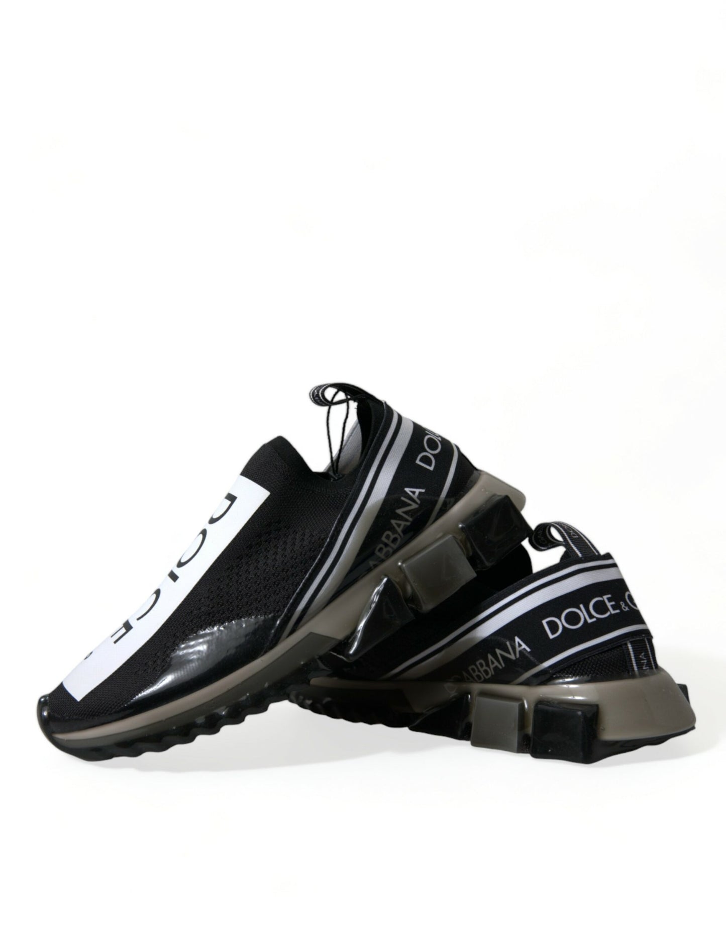 Dolce & Gabbana Elegant Black & White Sorrento Sneakers EU39 / US6