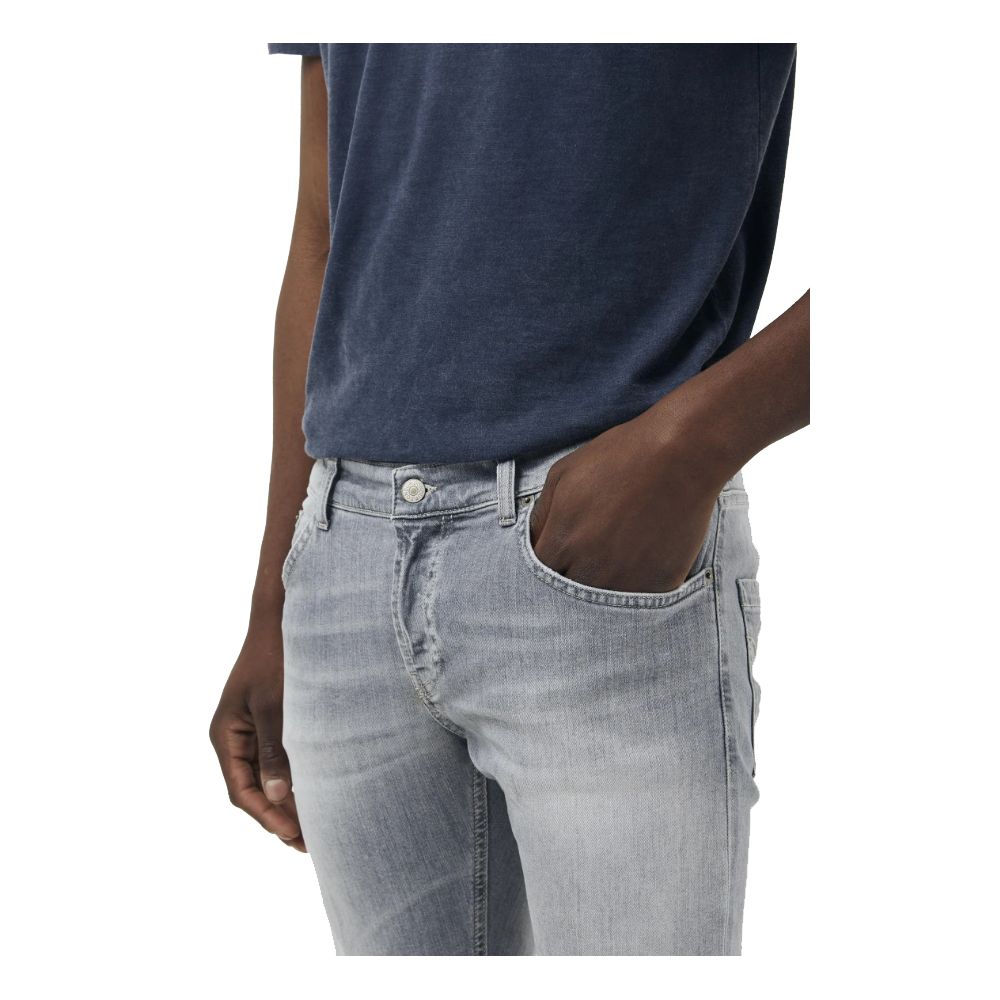 Dondup Elegant Grey Stretch Icon Jeans W33