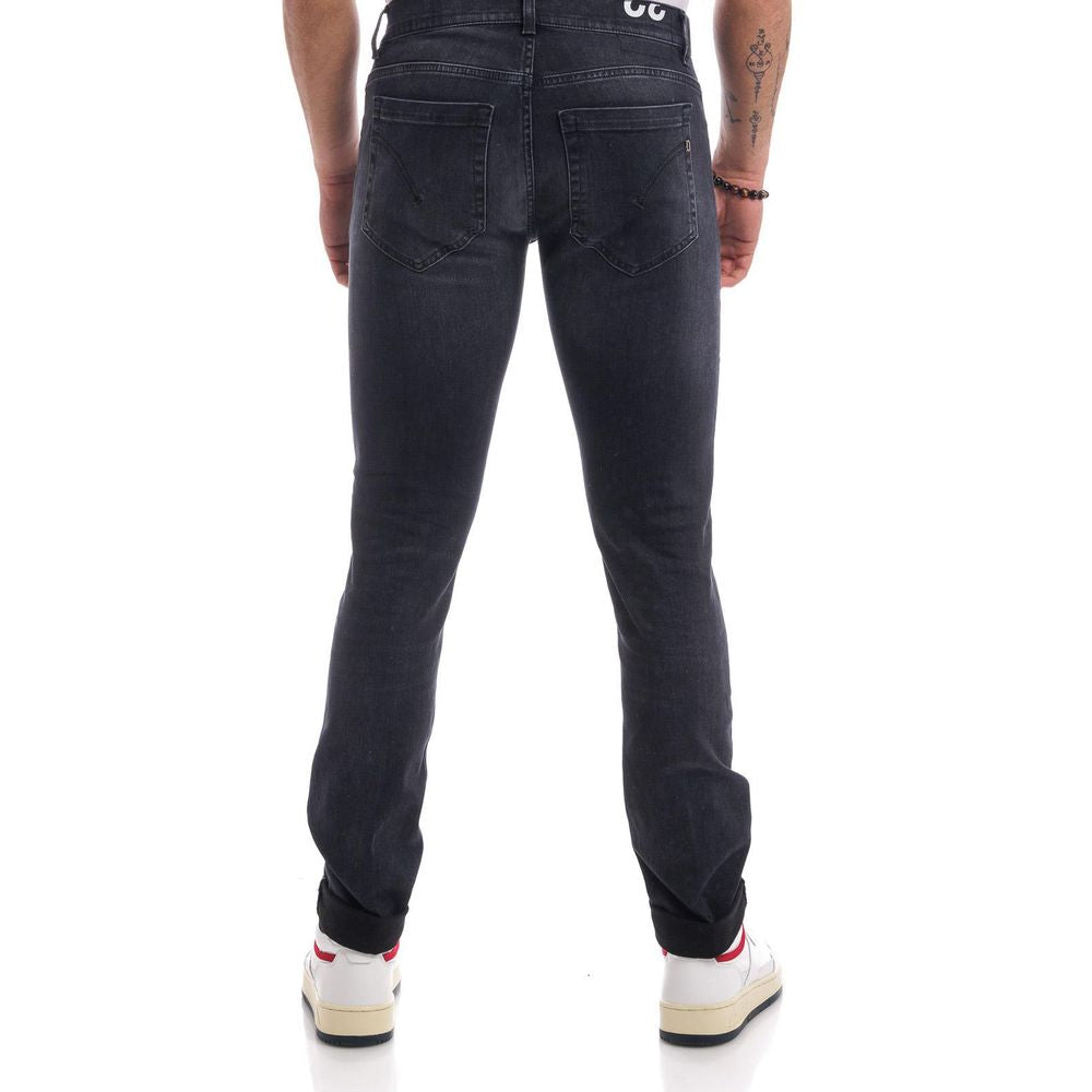 Dondup Elevated Black Stretch Jeans for Sophisticated Style W33