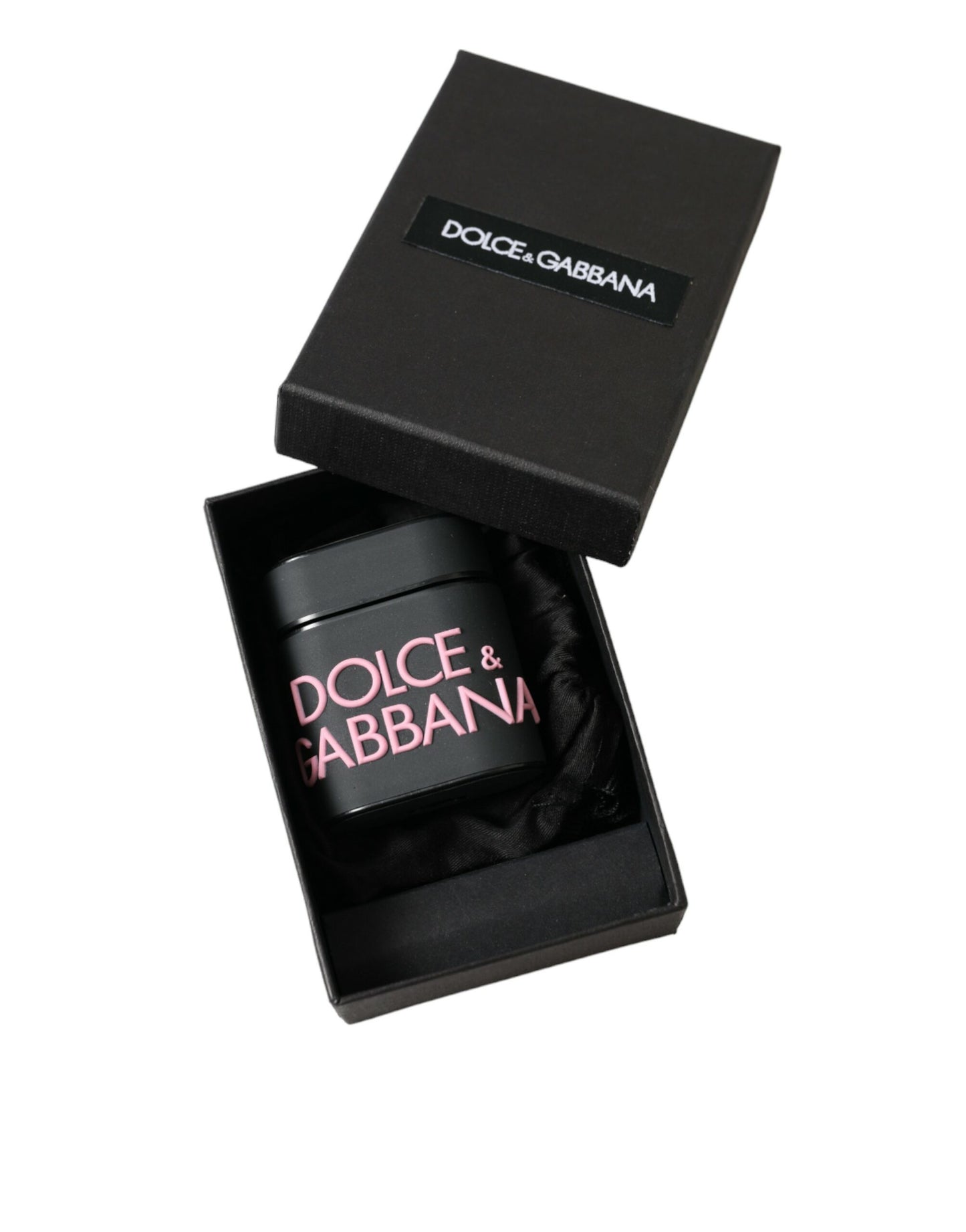 Dolce & Gabbana Elegant Dual-Tone Leather Airpods Case