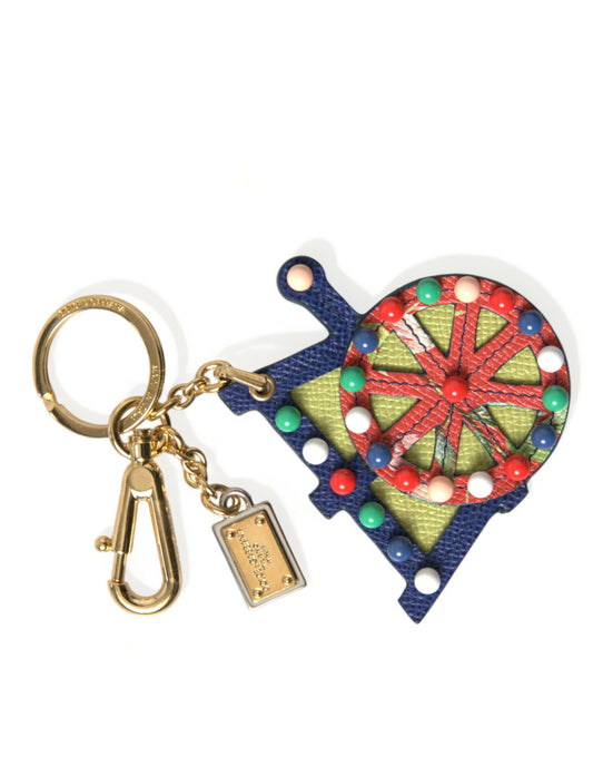 Dolce & Gabbana Multicolor Cellulose Designer Keychain