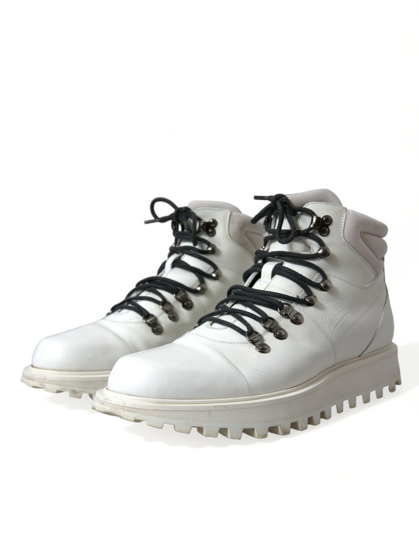 Dolce & Gabbana Pristine White Italian Ankle Boots EU43 / US10