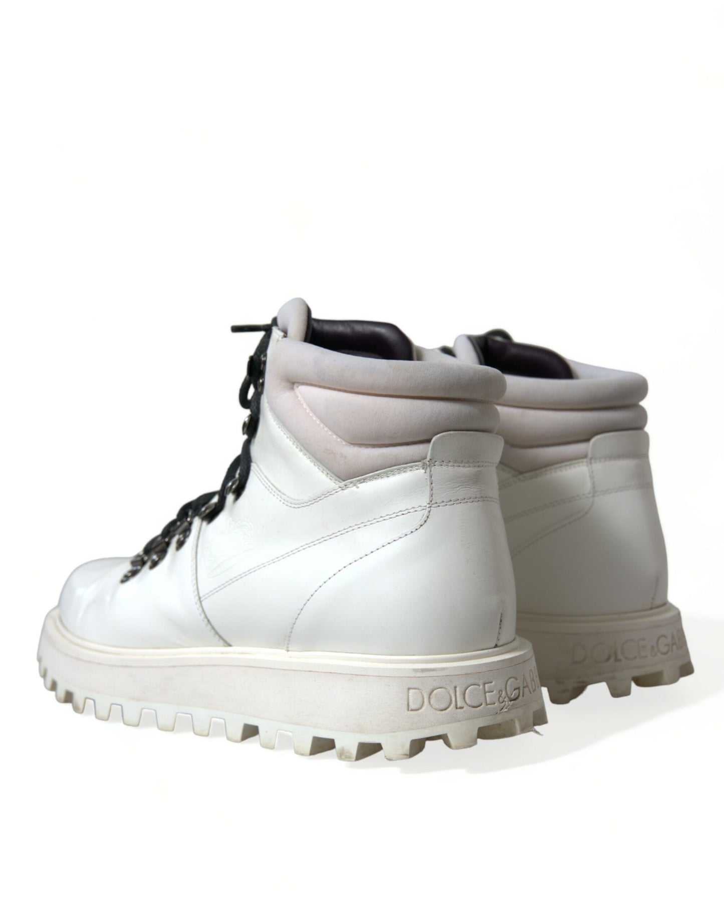 Dolce & Gabbana Pristine White Italian Ankle Boots EU43 / US10