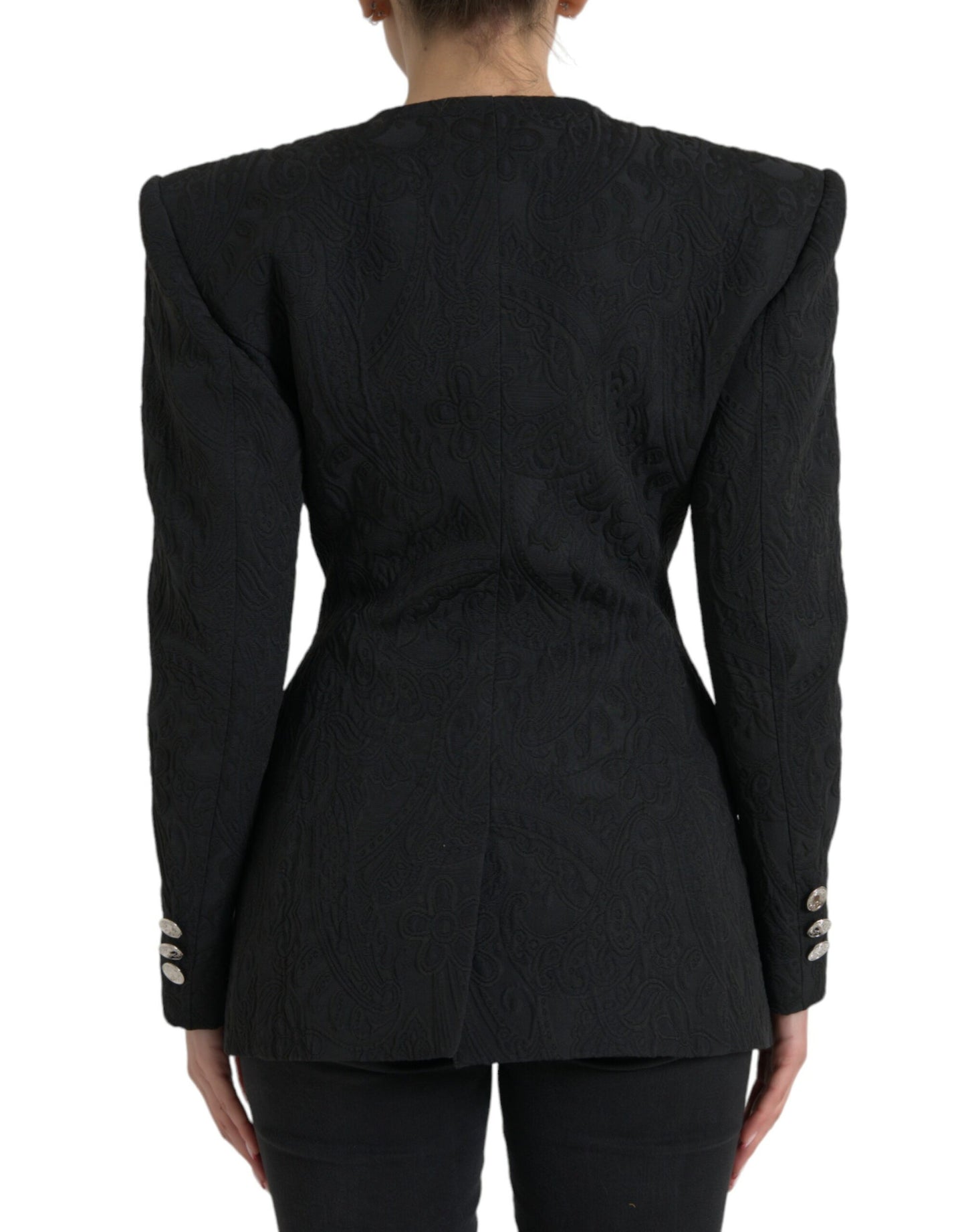 Dolce & Gabbana Elegant Double Breasted Blazer Jacket IT40 | S