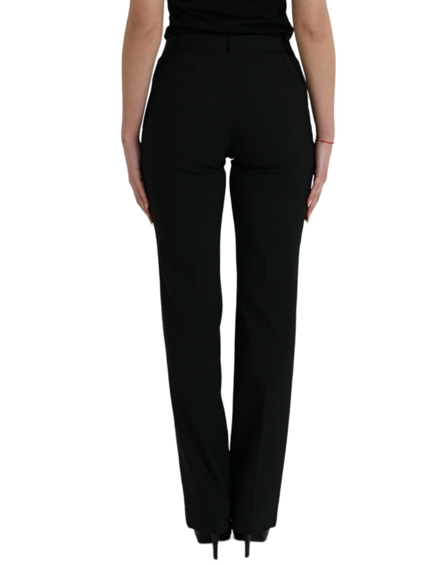 Dolce & Gabbana Elegant Tapered Wool Trousers IT38 / XS