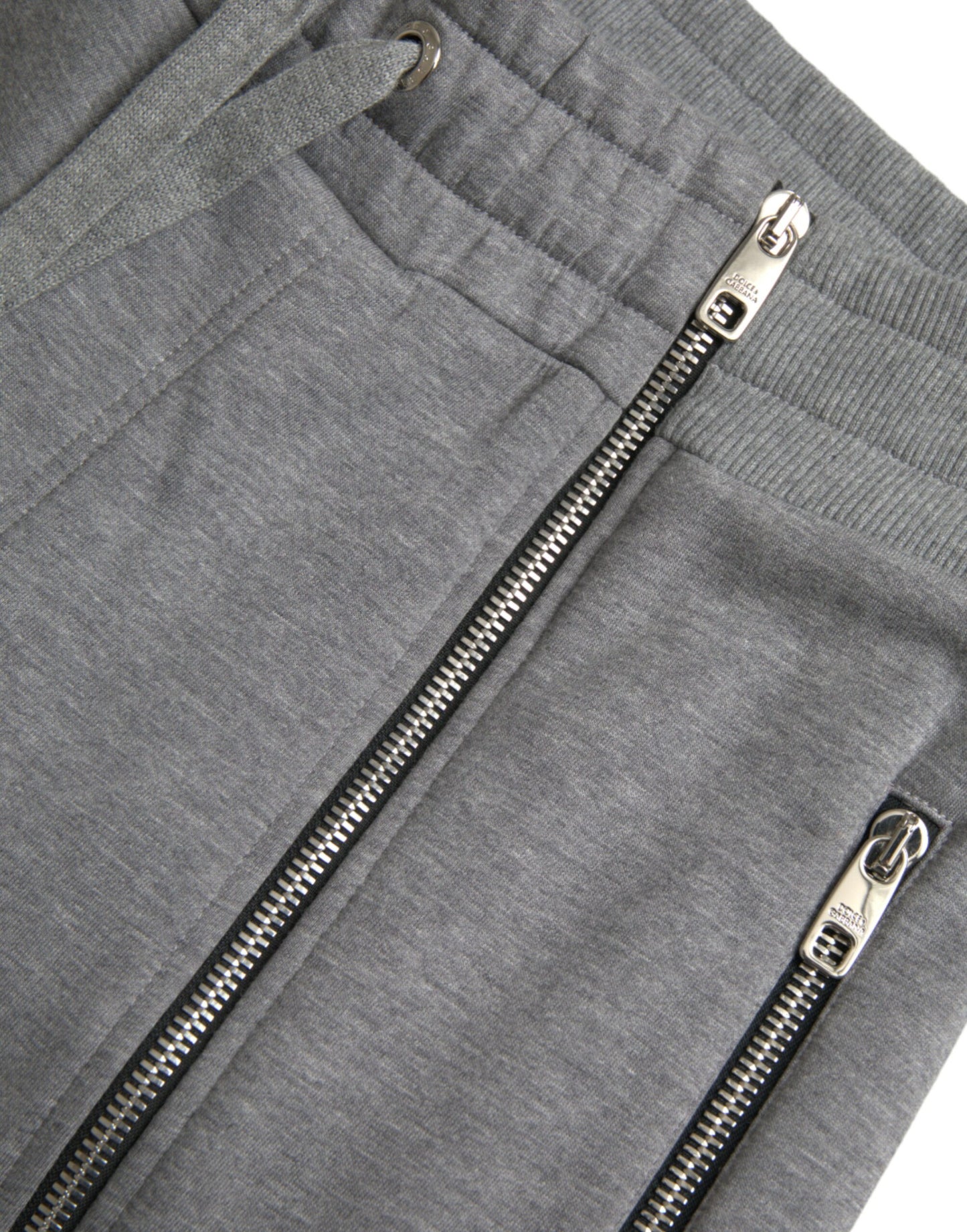 Dolce & Gabbana Gray Cotton Jogger Skinny Sweatpants Pants IT48 / M