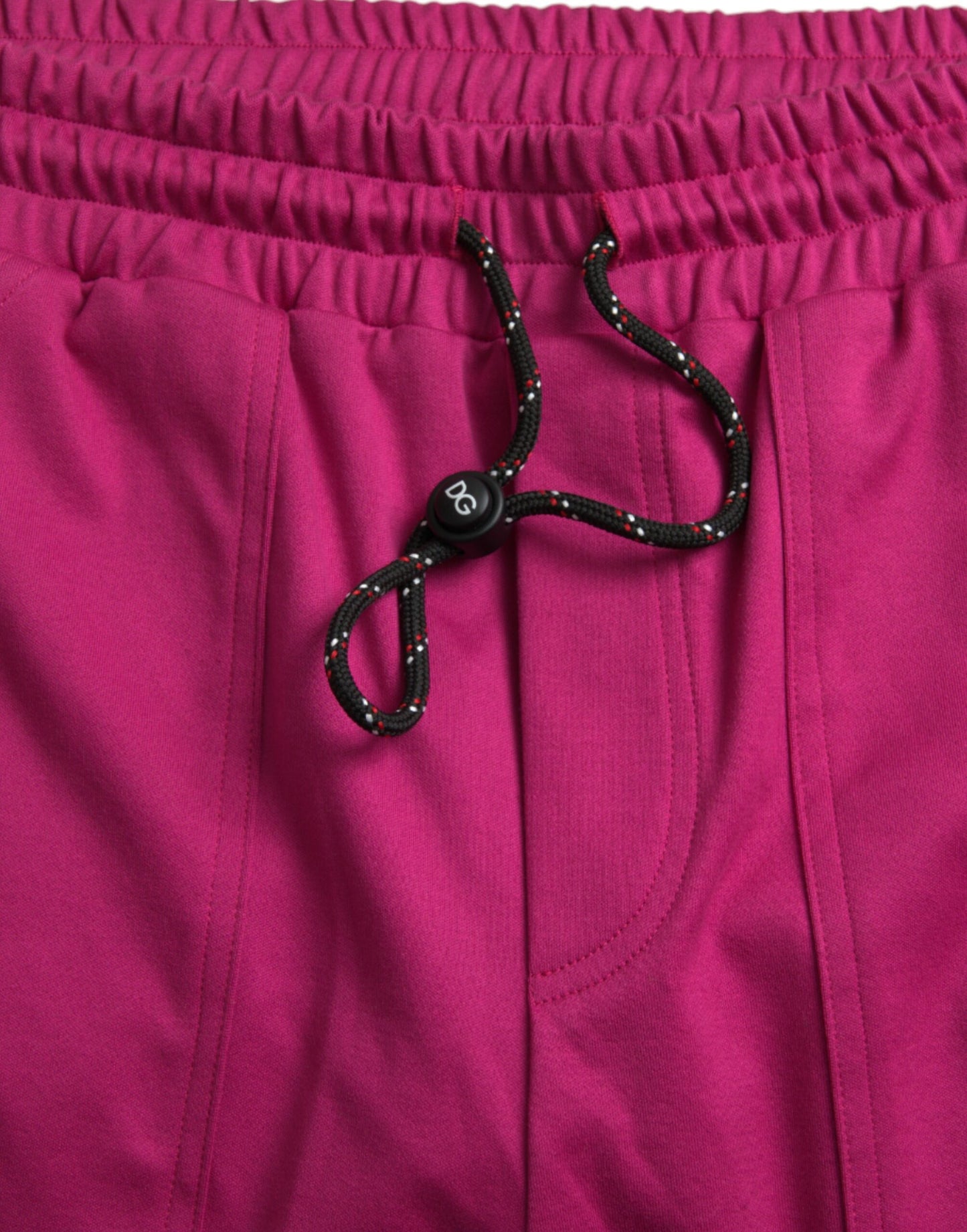 Dolce & Gabbana Pink Logo Cargo Cotton Jogger Sweatpants Pants IT48 / M