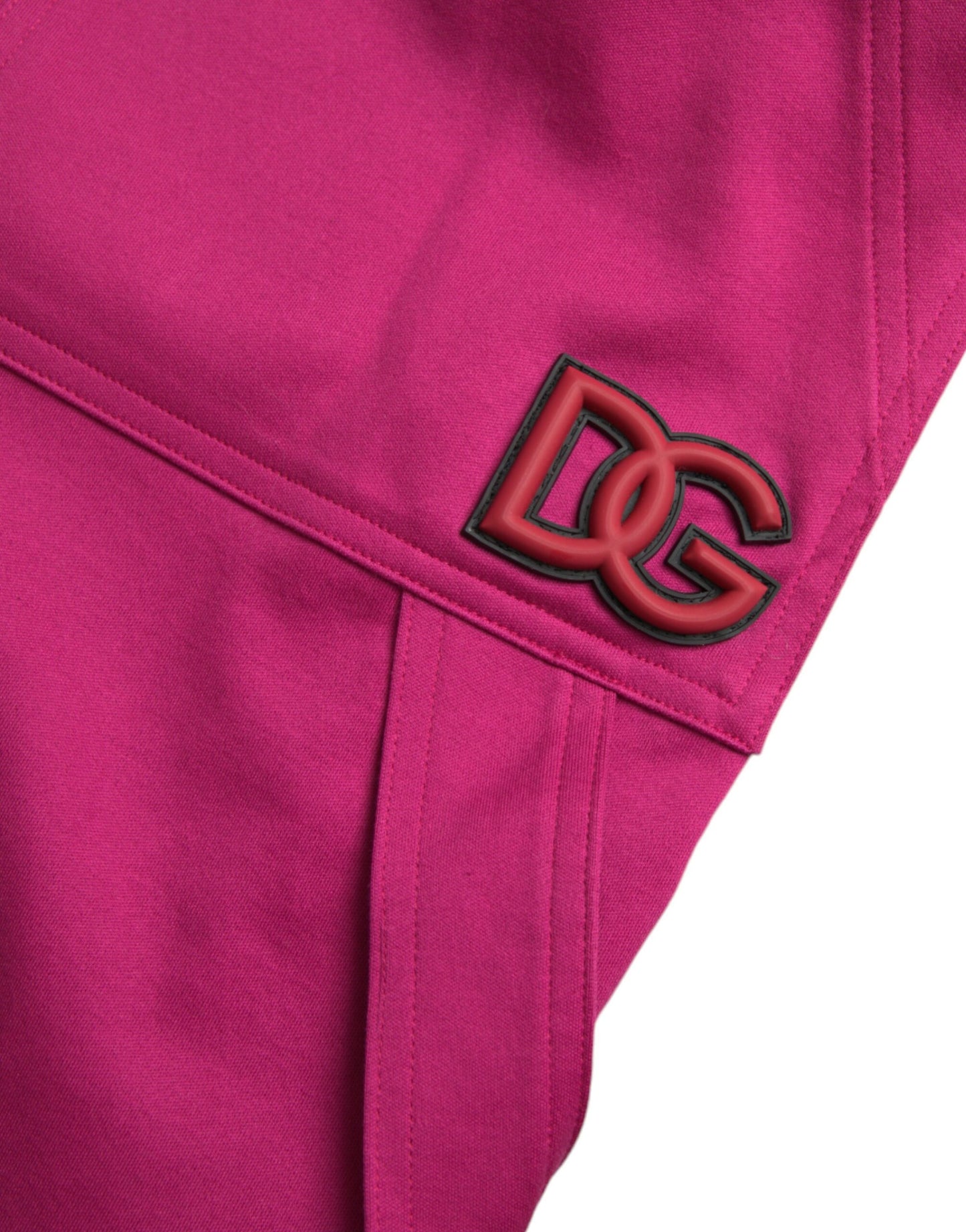 Dolce & Gabbana Pink Logo Cargo Cotton Jogger Sweatpants Pants IT48 / M