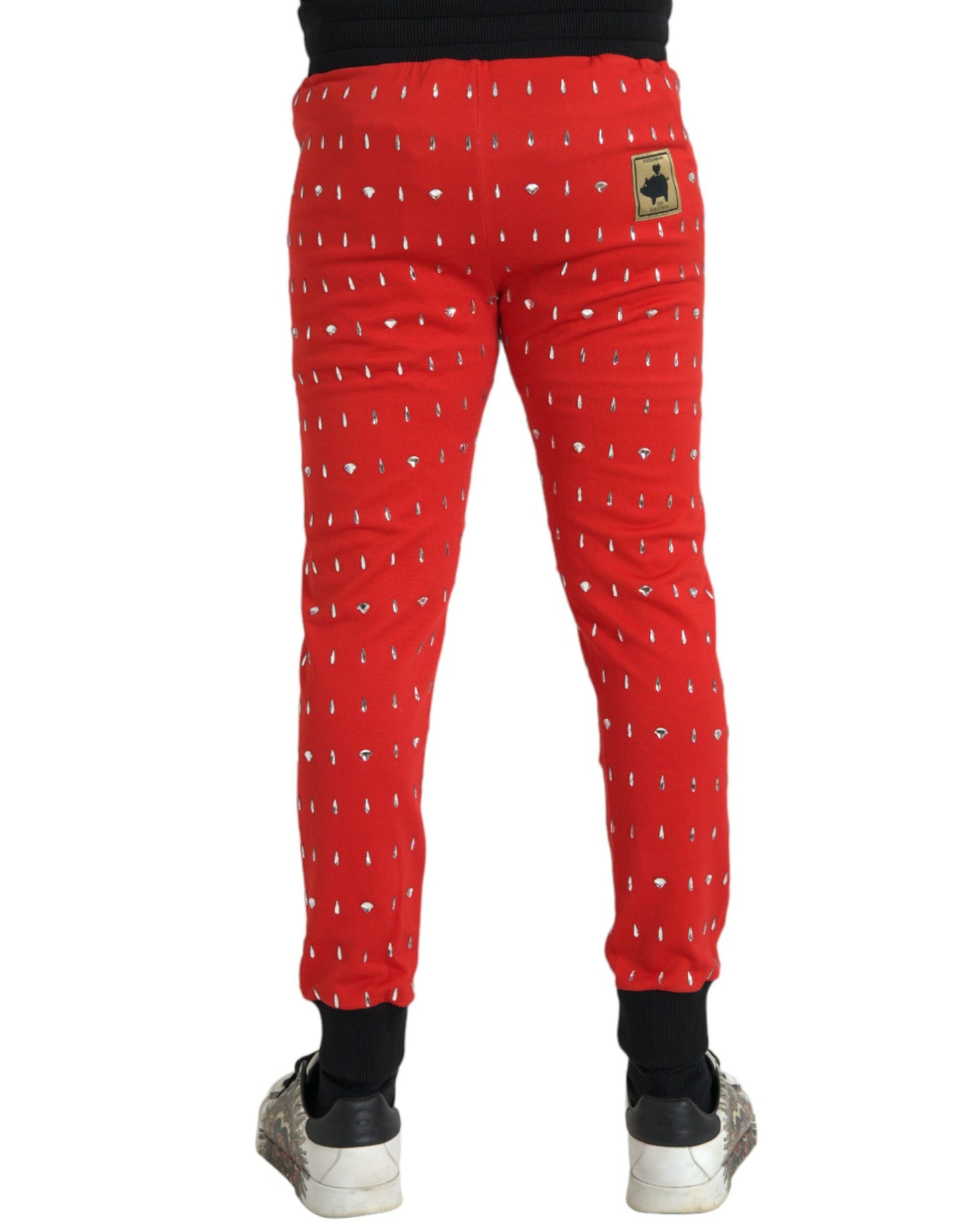 Dolce & Gabbana Red Year Of The Pig Jogger Sweatpants Pants IT48 / M