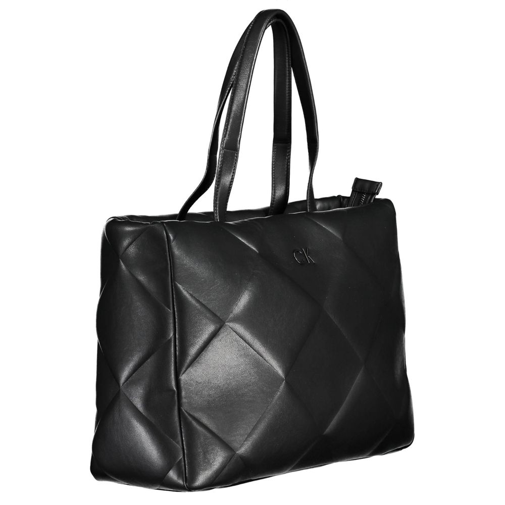 Calvin Klein Black Polyester Handbag