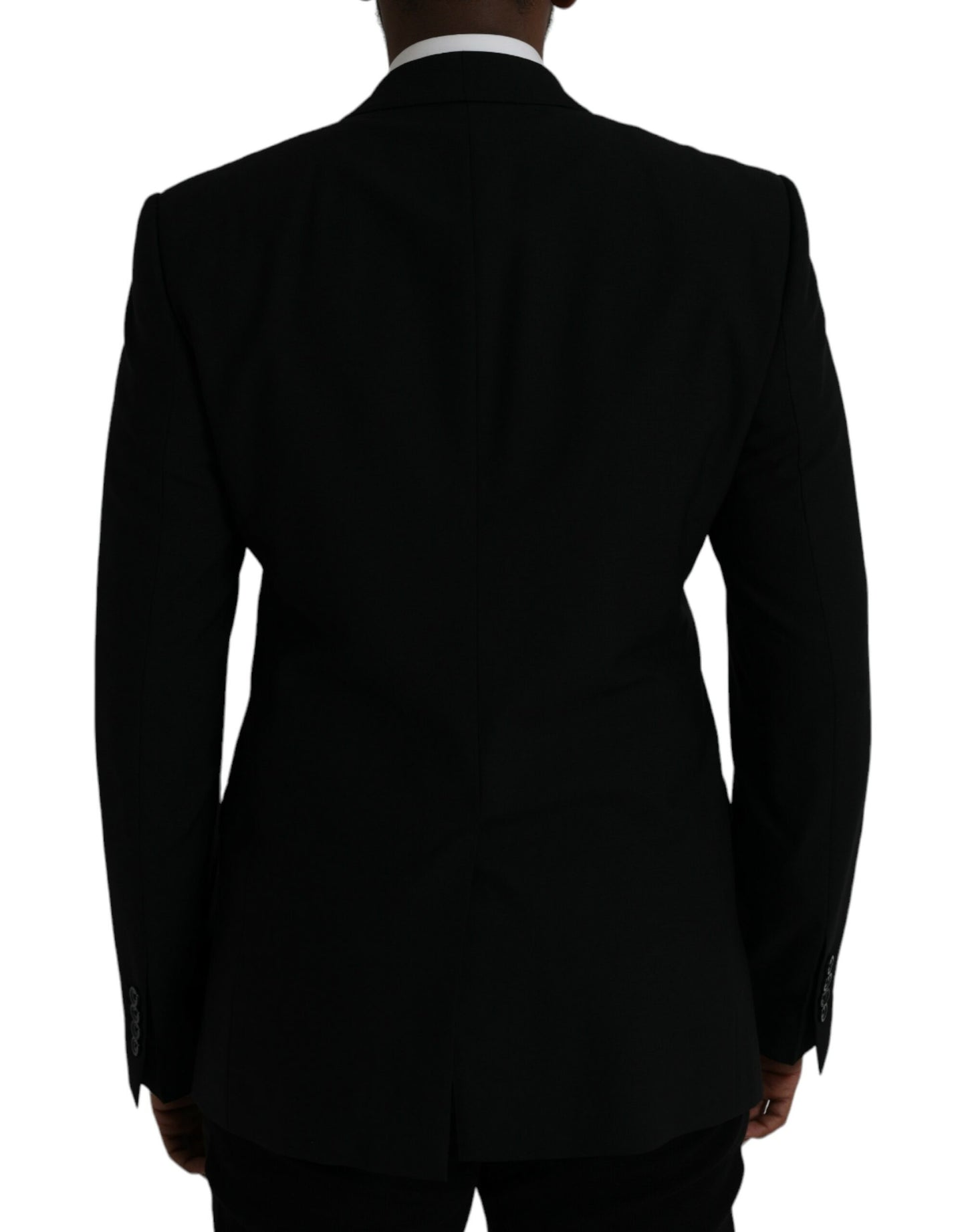 Dolce & Gabbana Black Crown Bee MARTINI Single Breasted Coat Blazer IT50 / L