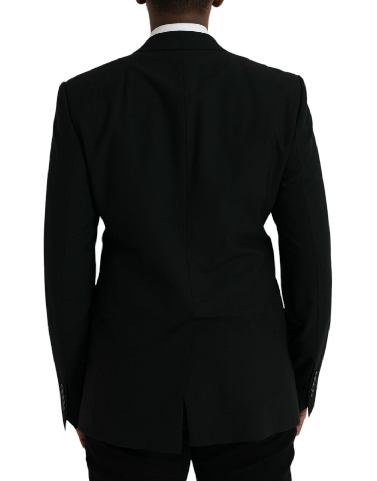 Dolce & Gabbana Black Crown Bee MARTINI Single Breasted Coat Blazer IT50 / L