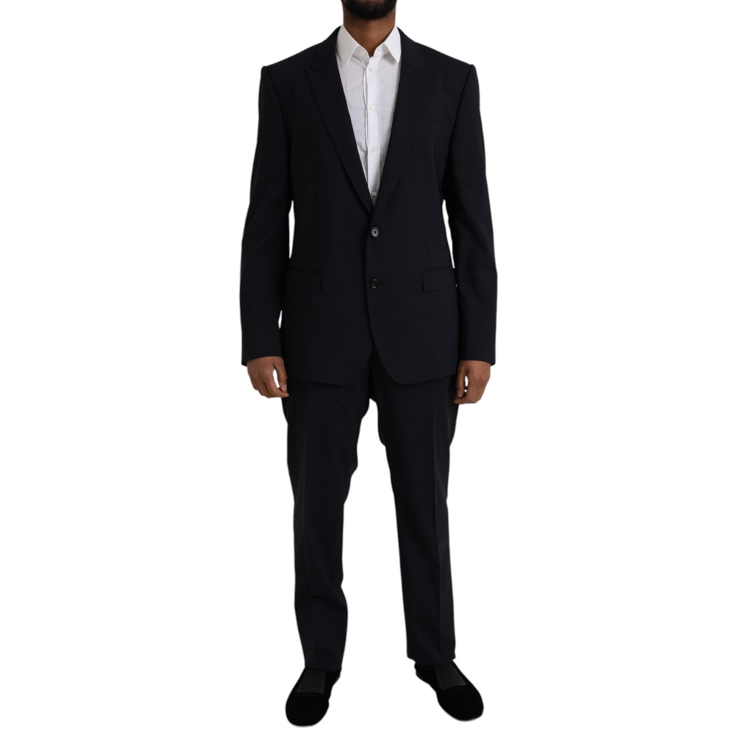 Dolce & Gabbana Blue MARTINI Wool Formal 2 Piece Suit IT54 / XL