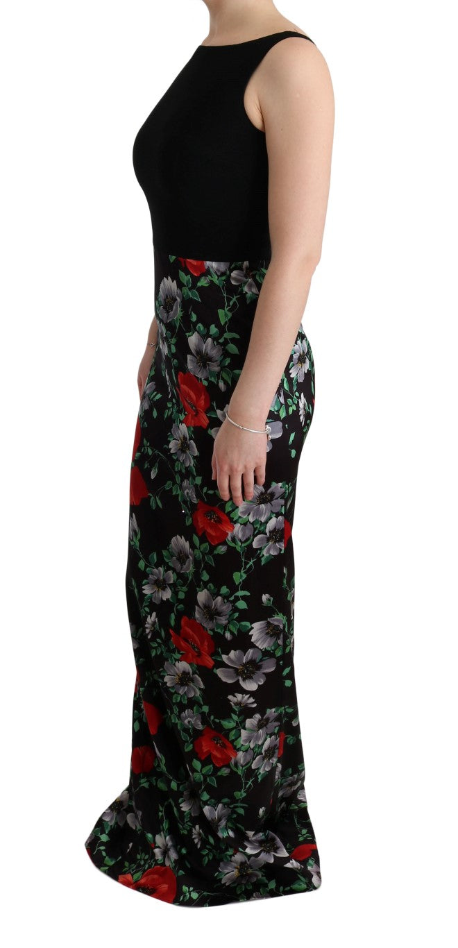 Dolce & Gabbana Elegant Floral Sheath Gown IT40 | S