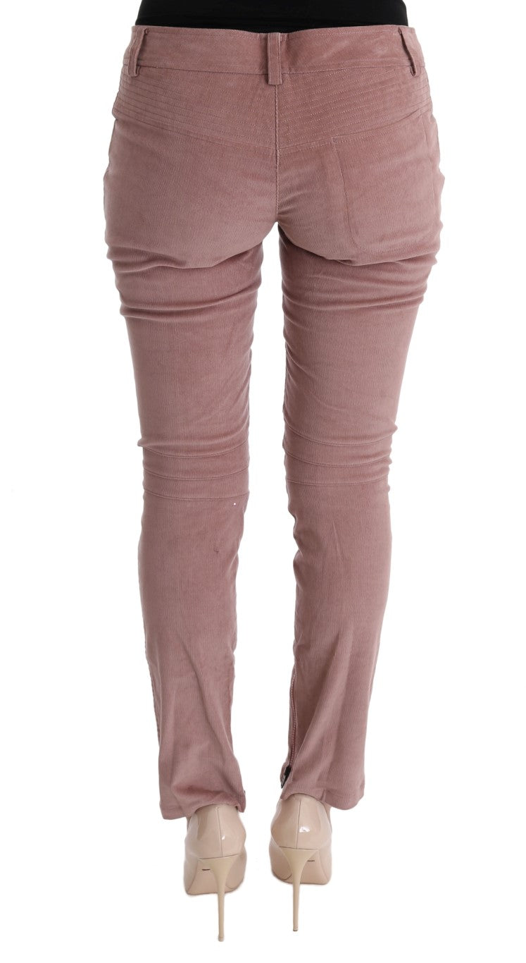 Ermanno Scervino Chic Pink Capri Cropped Trousers IT44 | L