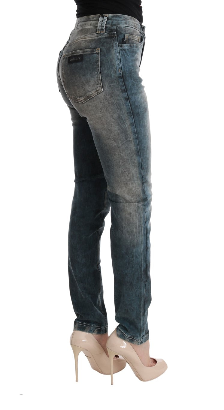 Cavalli Chic Blue Wash Slim Fit Jeans W26