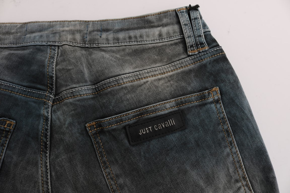 Cavalli Chic Blue Wash Slim Fit Jeans W26